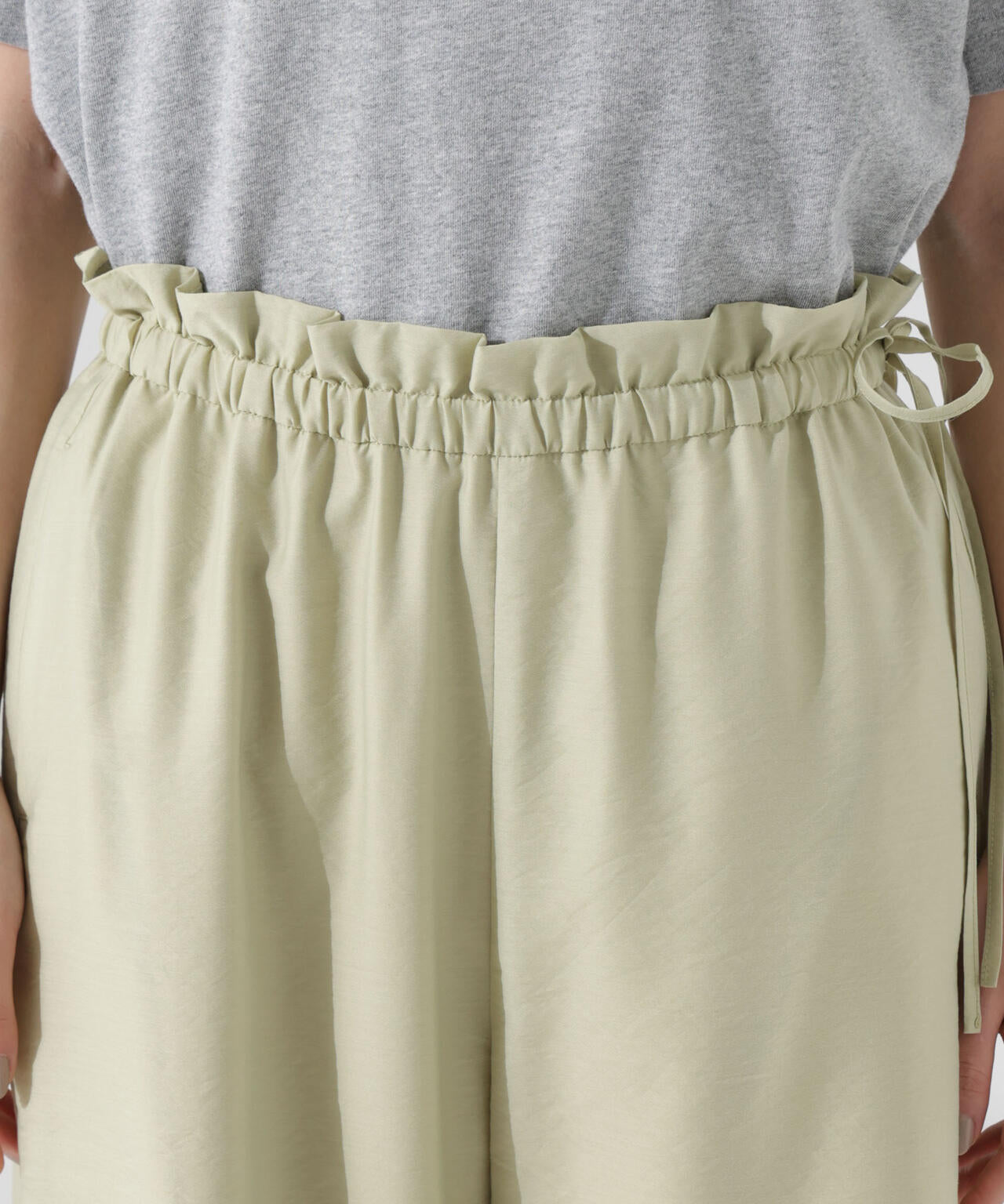 フリルワイドイージーパンツ(セットアップ可) 6695127314