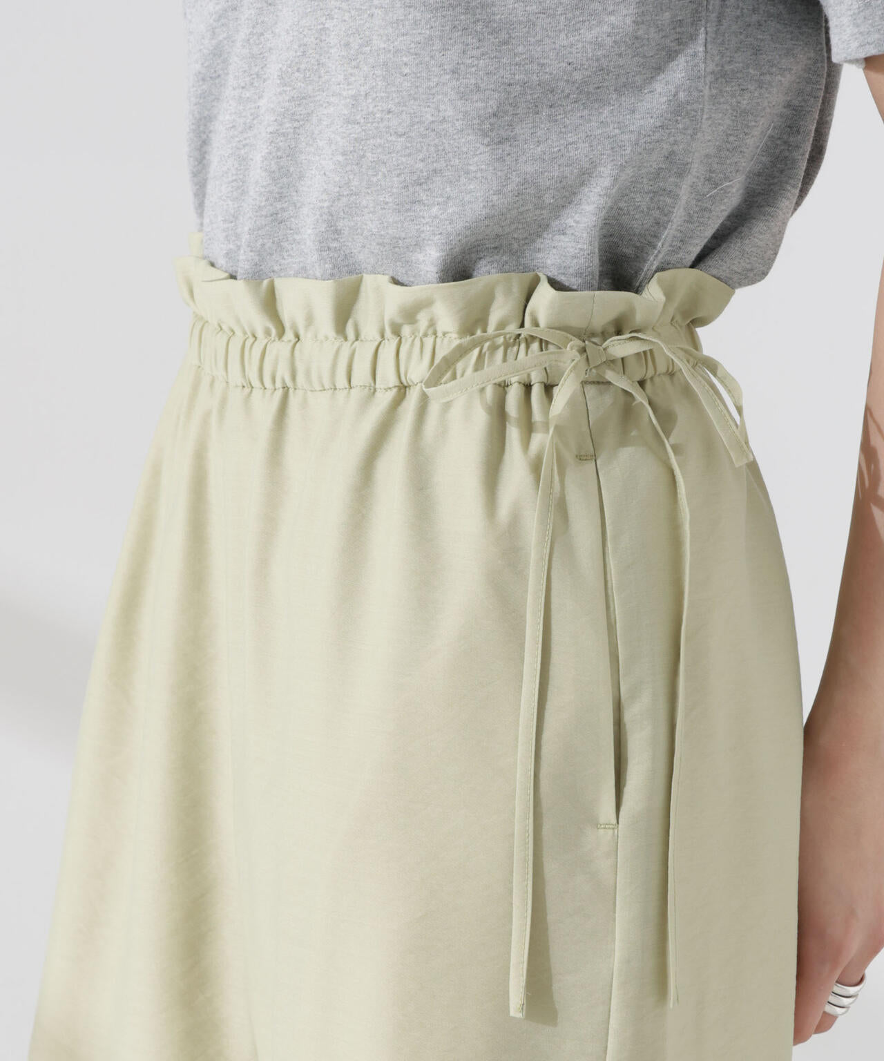 フリルワイドイージーパンツ(セットアップ可) 6695127314