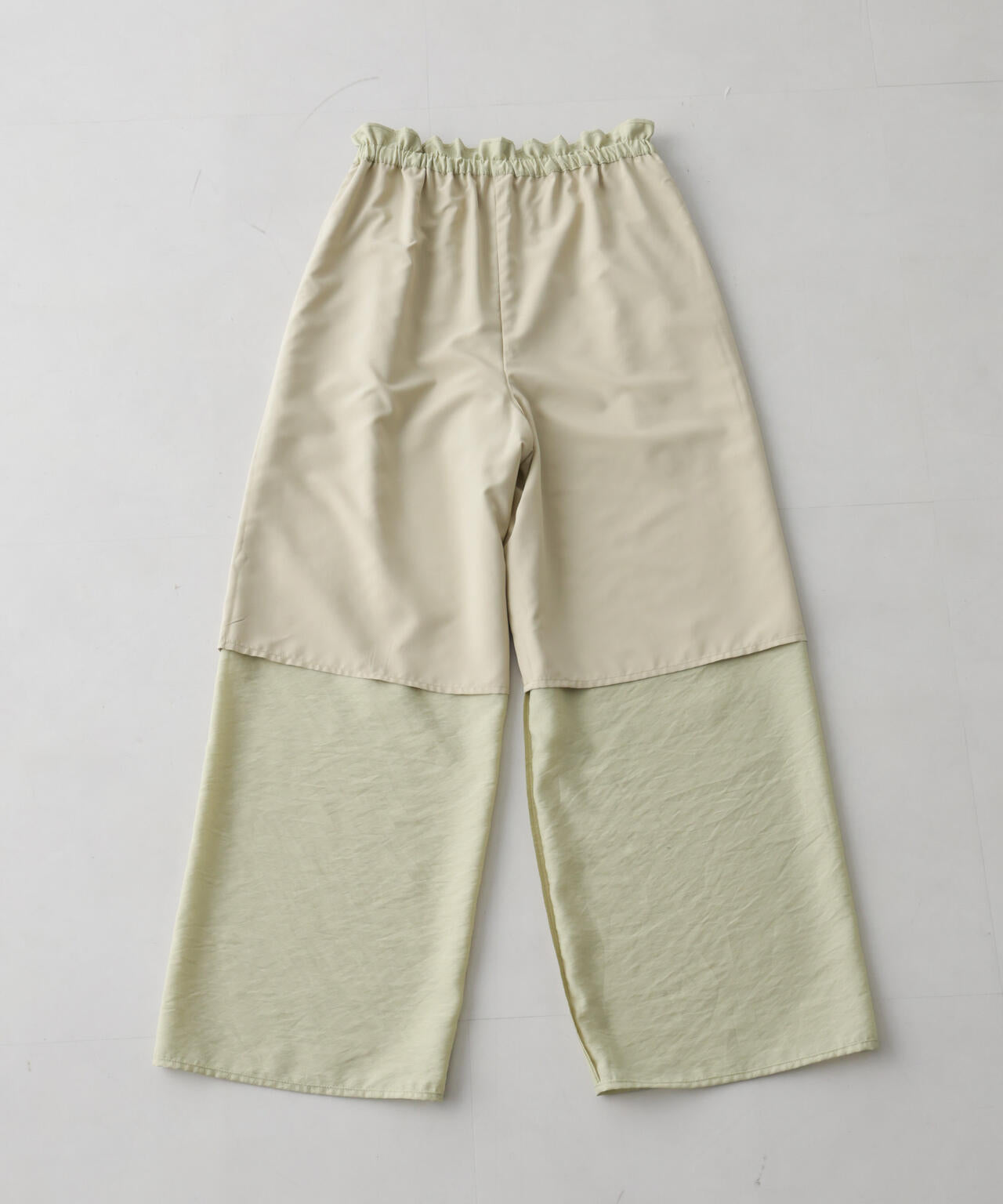 フリルワイドイージーパンツ(セットアップ可) 6695127314