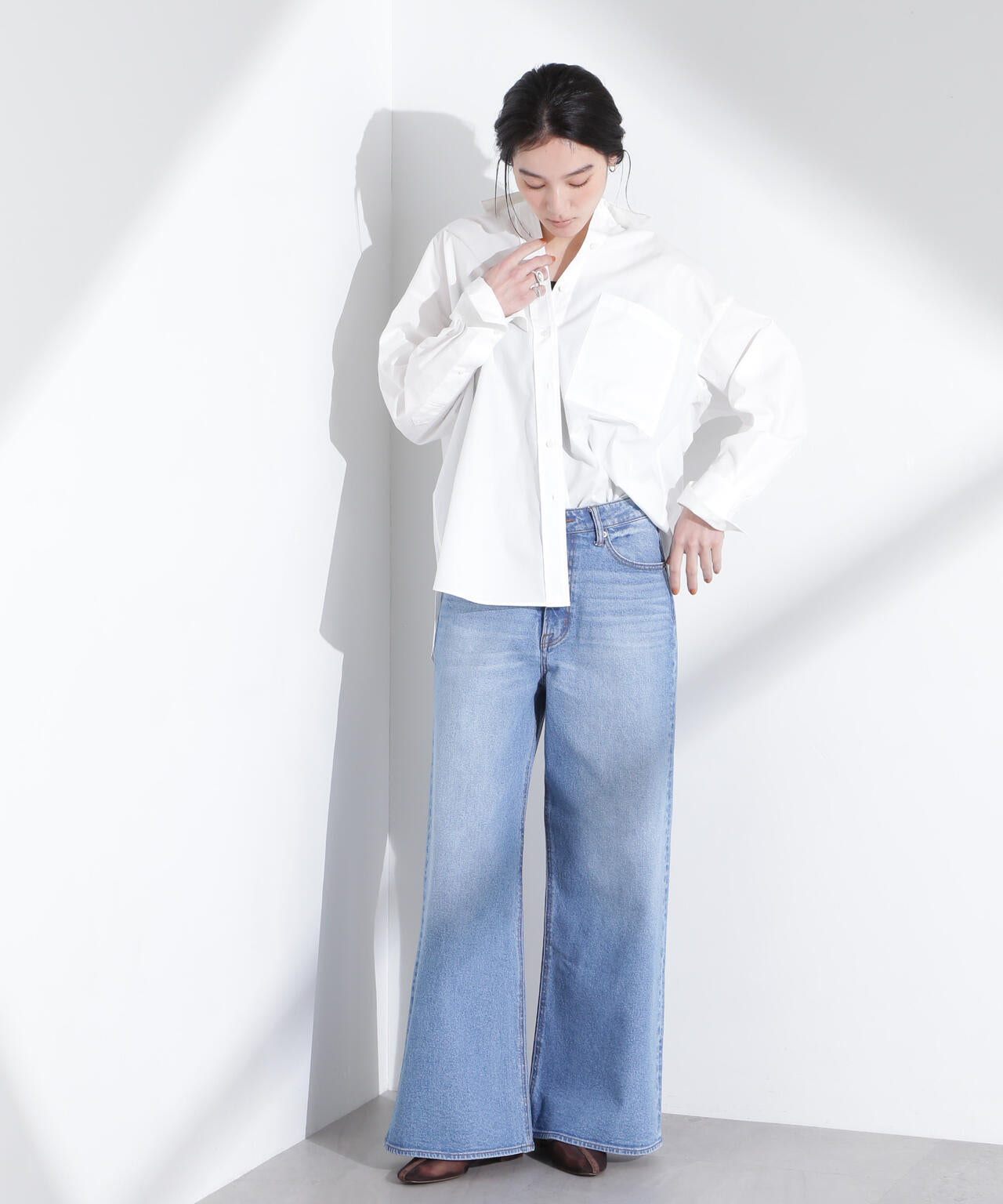 「MC」”TIMELESS WARDROBE”ワイドフィットデニム 6695127317