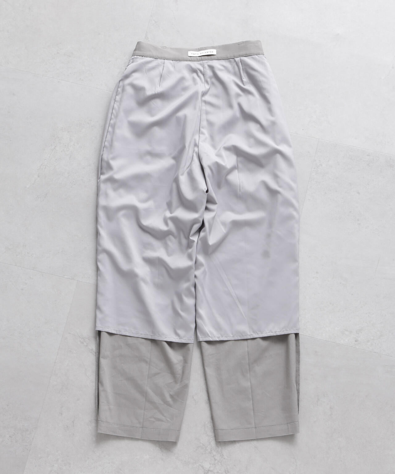 リネンストレッチタックコクーンパンツ 6695127318