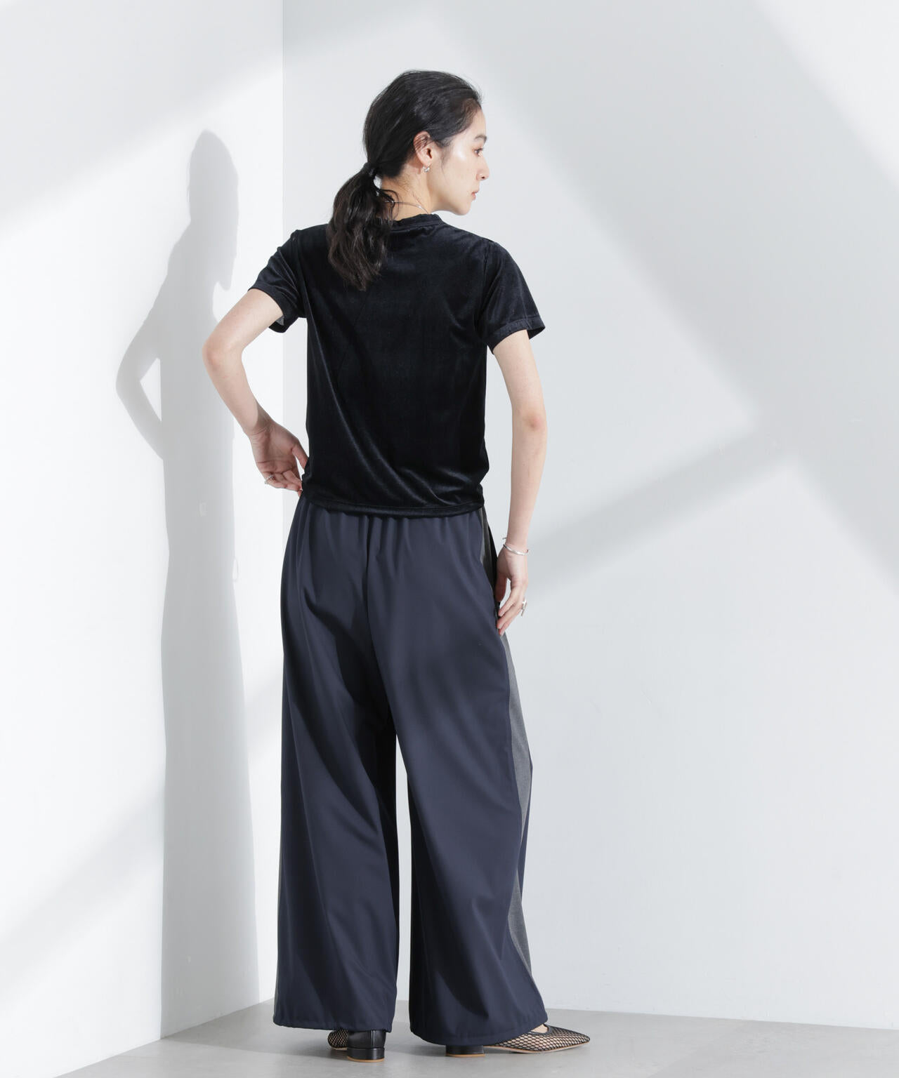 ラインイージーワイドパンツ 6695127323