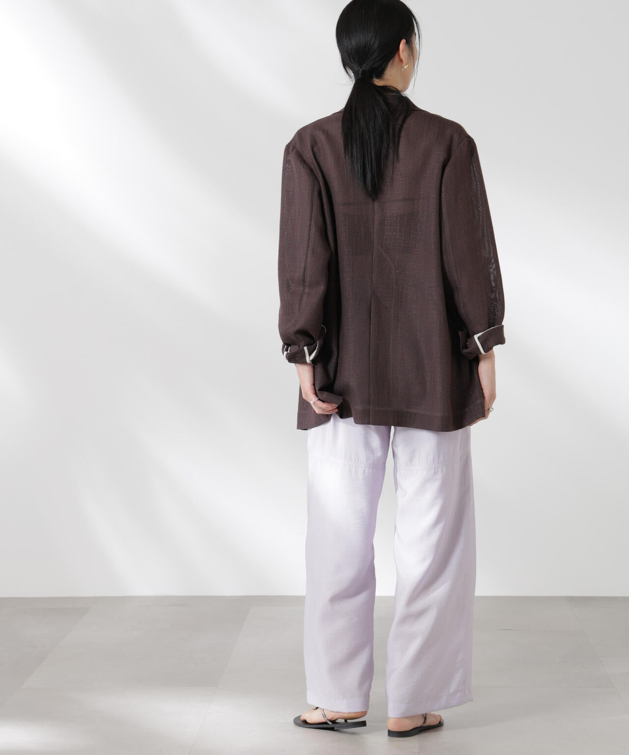 リラックスワイドパンツ 6695127326