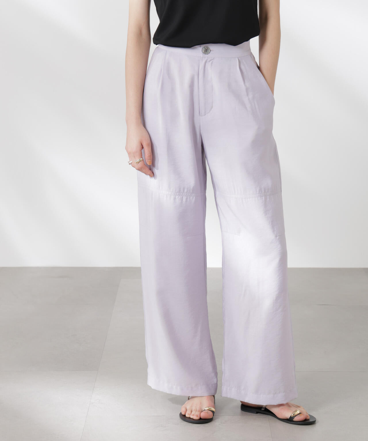 リラックスワイドパンツ 6695127326