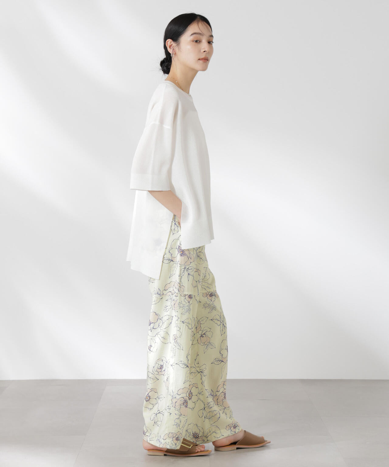 リラックスワイドパンツ 6695127326