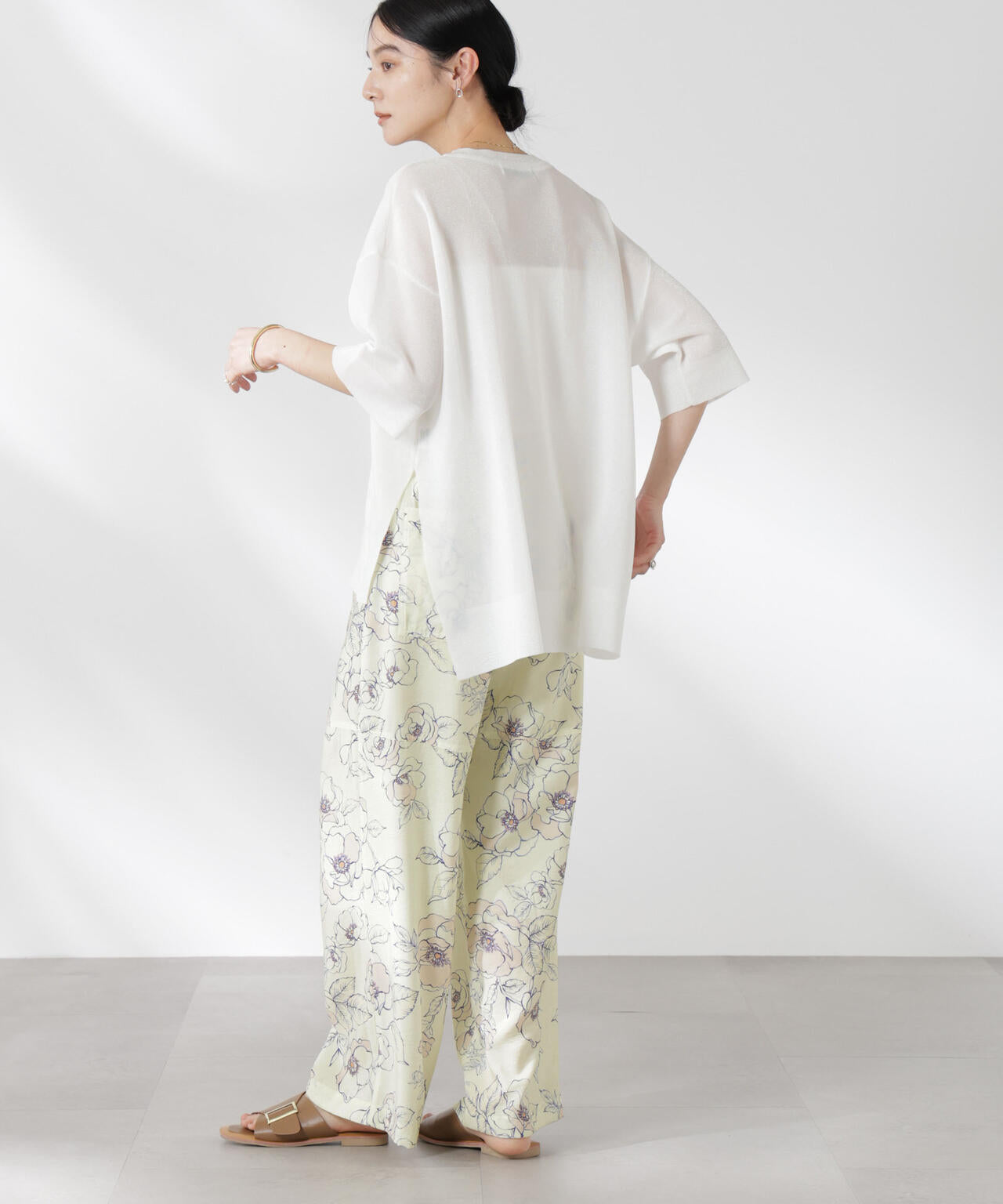 リラックスワイドパンツ 6695127326