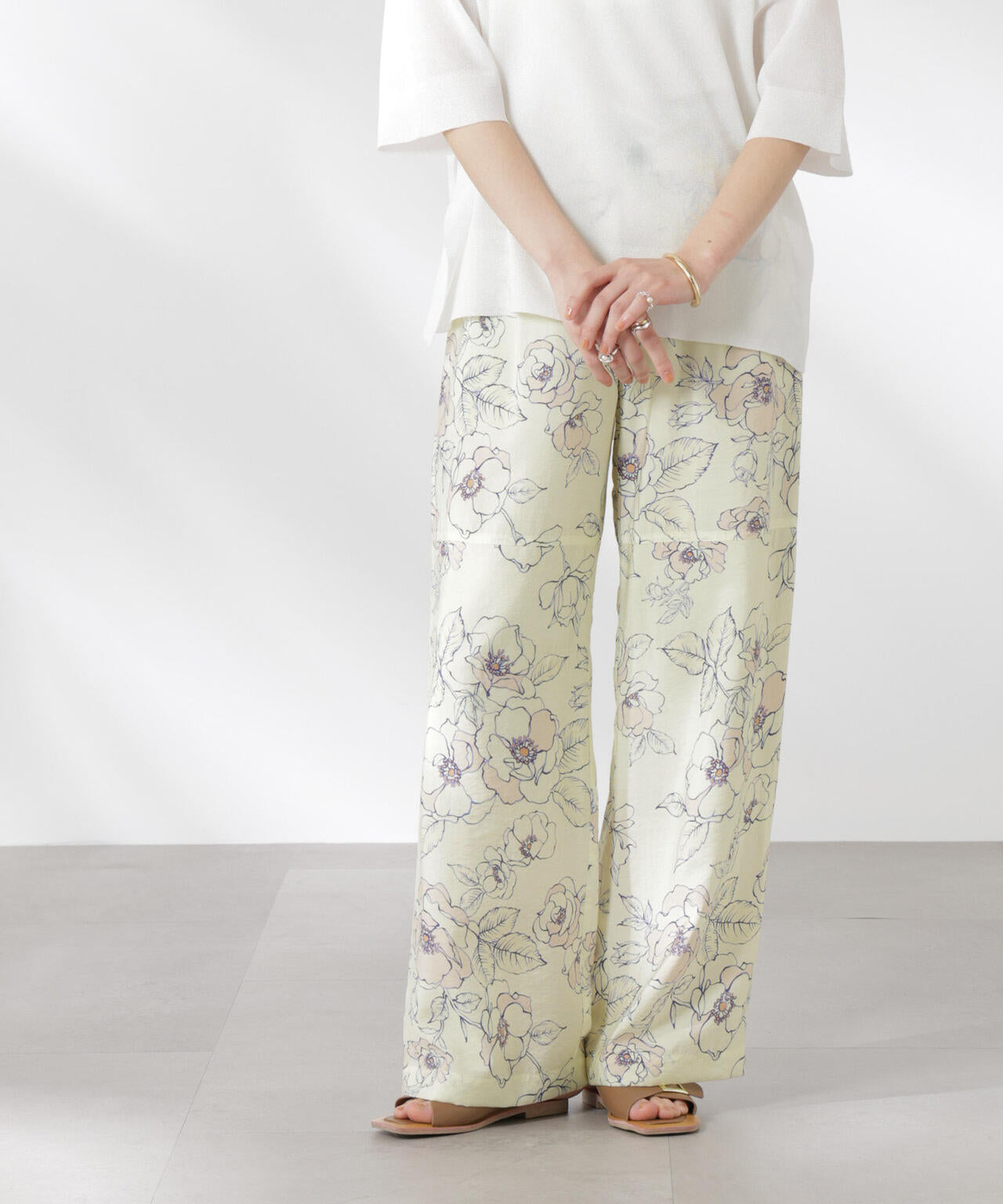 リラックスワイドパンツ 6695127326