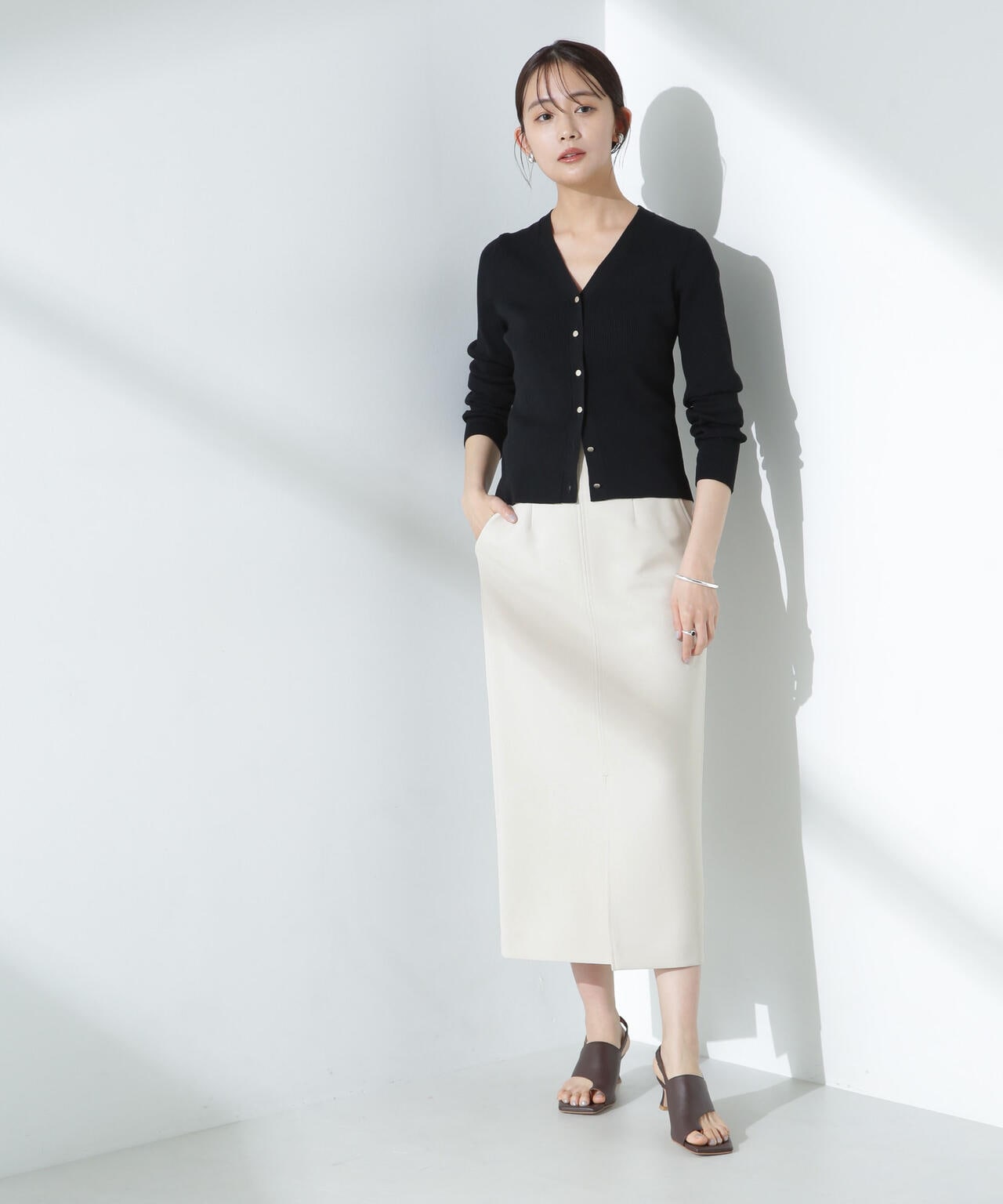 デイリーファンクション サイドタブタイトスカート(セットアップ可) 6695130300