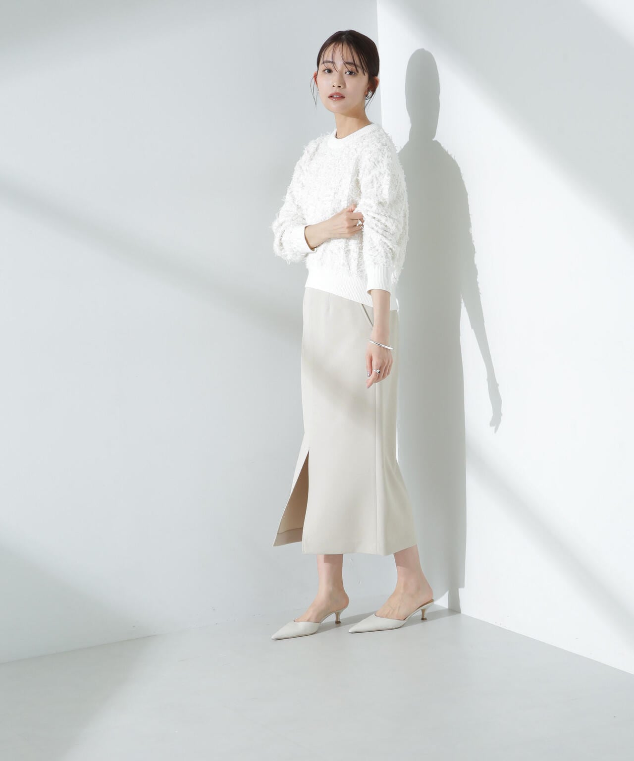 デイリーファンクション サイドタブタイトスカート(セットアップ可) 6695130300