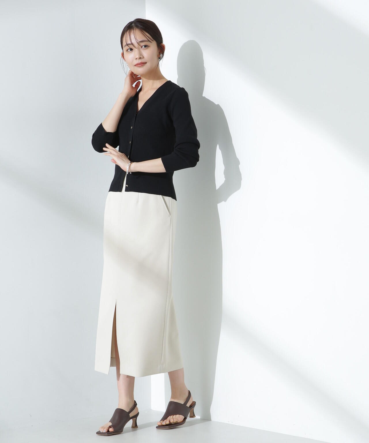 デイリーファンクション サイドタブタイトスカート(セットアップ可) 6695130300