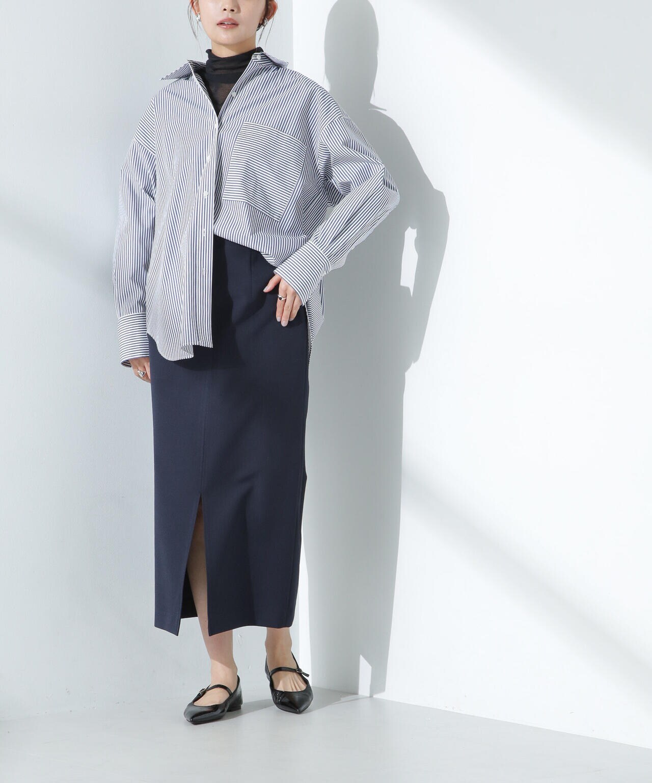 デイリーファンクション サイドタブタイトスカート(セットアップ可) 6695130300