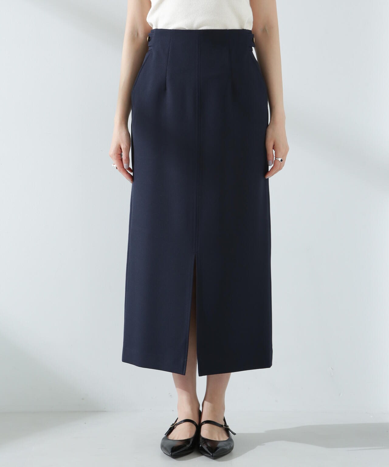 デイリーファンクション サイドタブタイトスカート(セットアップ可) 6695130300