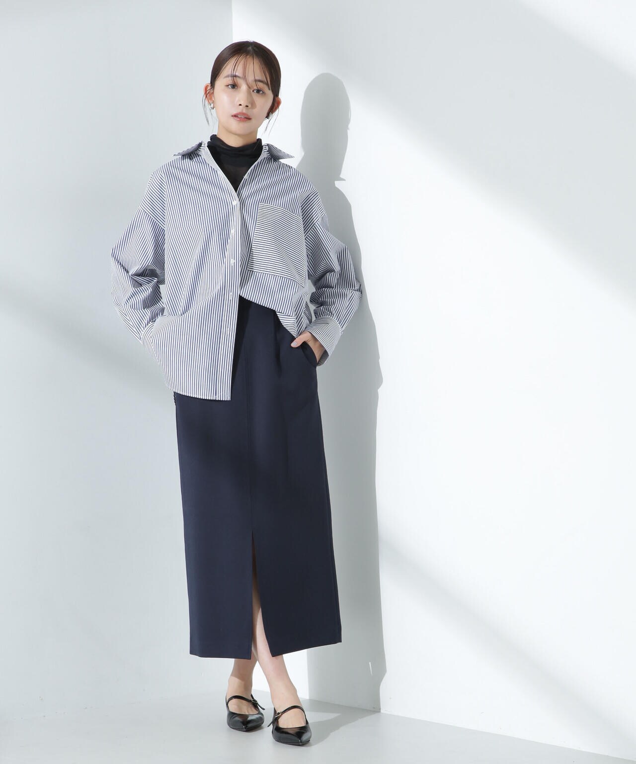 デイリーファンクション サイドタブタイトスカート(セットアップ可) 6695130300