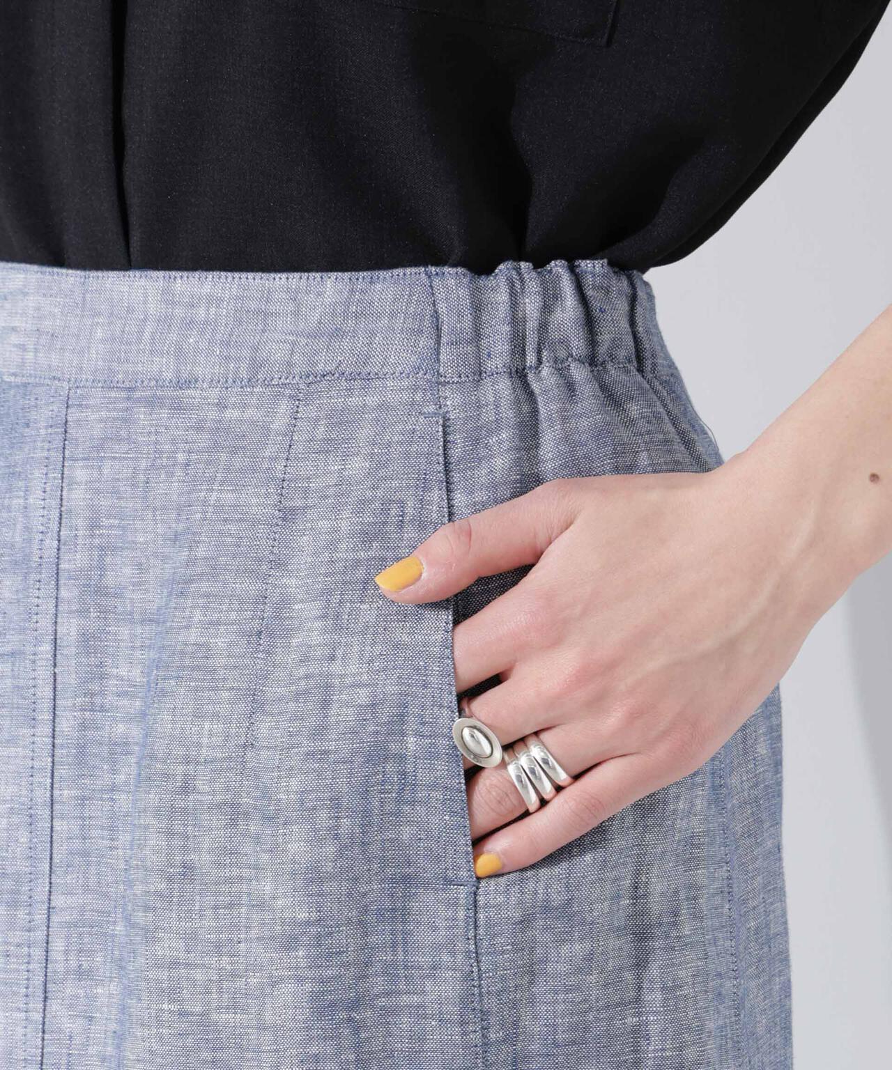 ヨーロピアンフラックス サイド切替Iラインスカート(セットアップ可) 6695130301