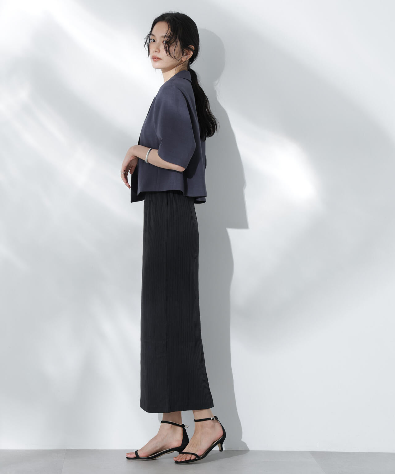 Anti Soaked(R) 汗染み防止リブタイトスカート(セットアップ可) 6695130302