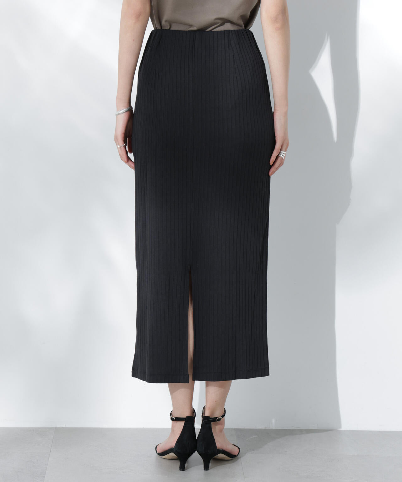 Anti Soaked(R) 汗染み防止リブタイトスカート(セットアップ可) 6695130302