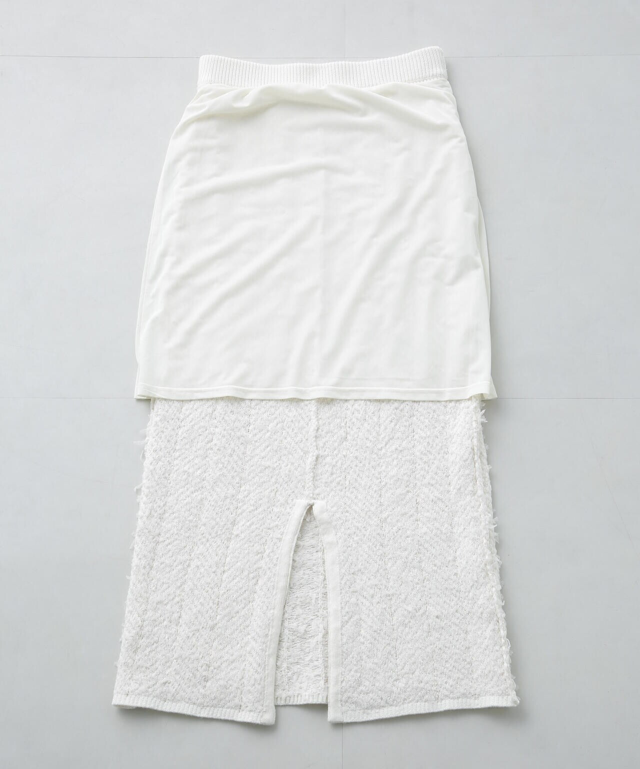 チュールモールニットスカート(セットアップ可) 6695130303