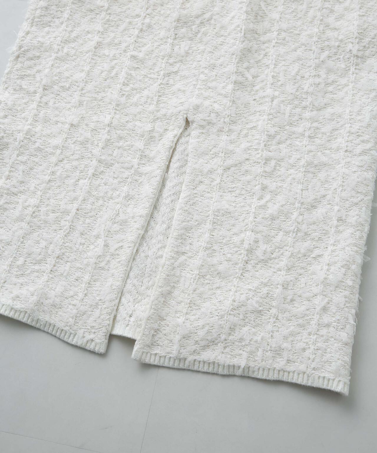 チュールモールニットスカート(セットアップ可) 6695130303