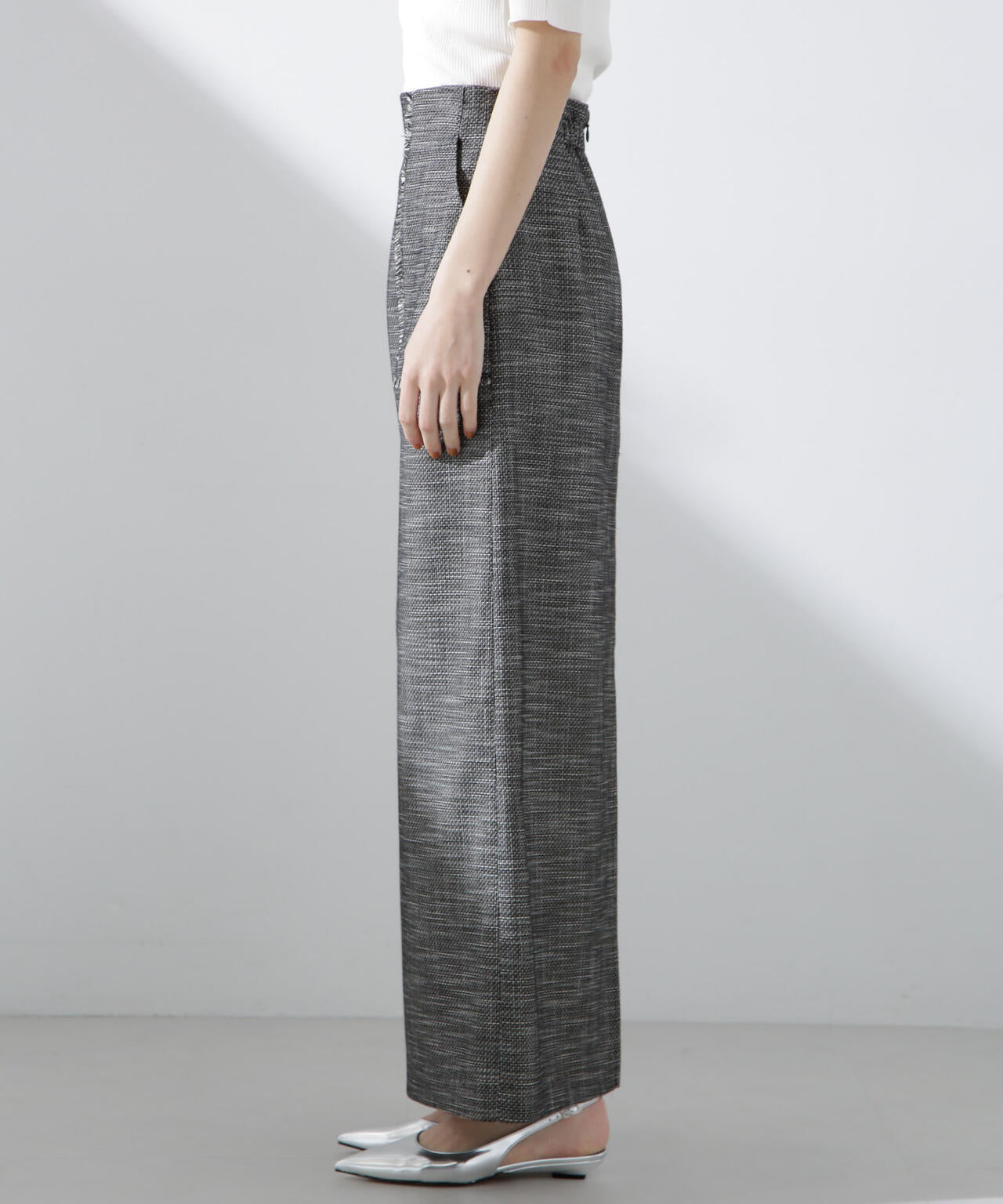 フリンジアウトポケットIラインスカート 6695130309