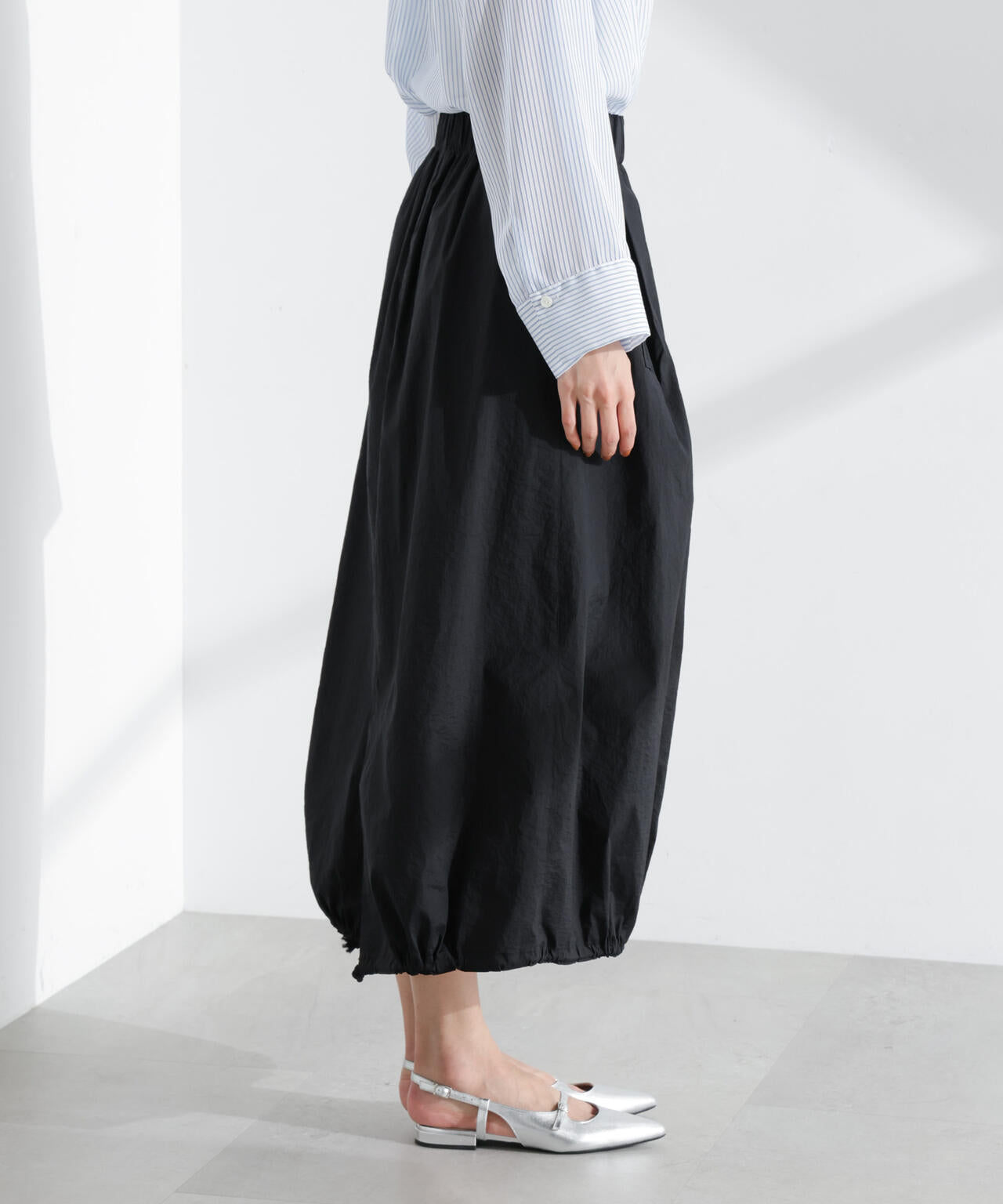 ナイロンワッシャードロストロングスカート 6695130310