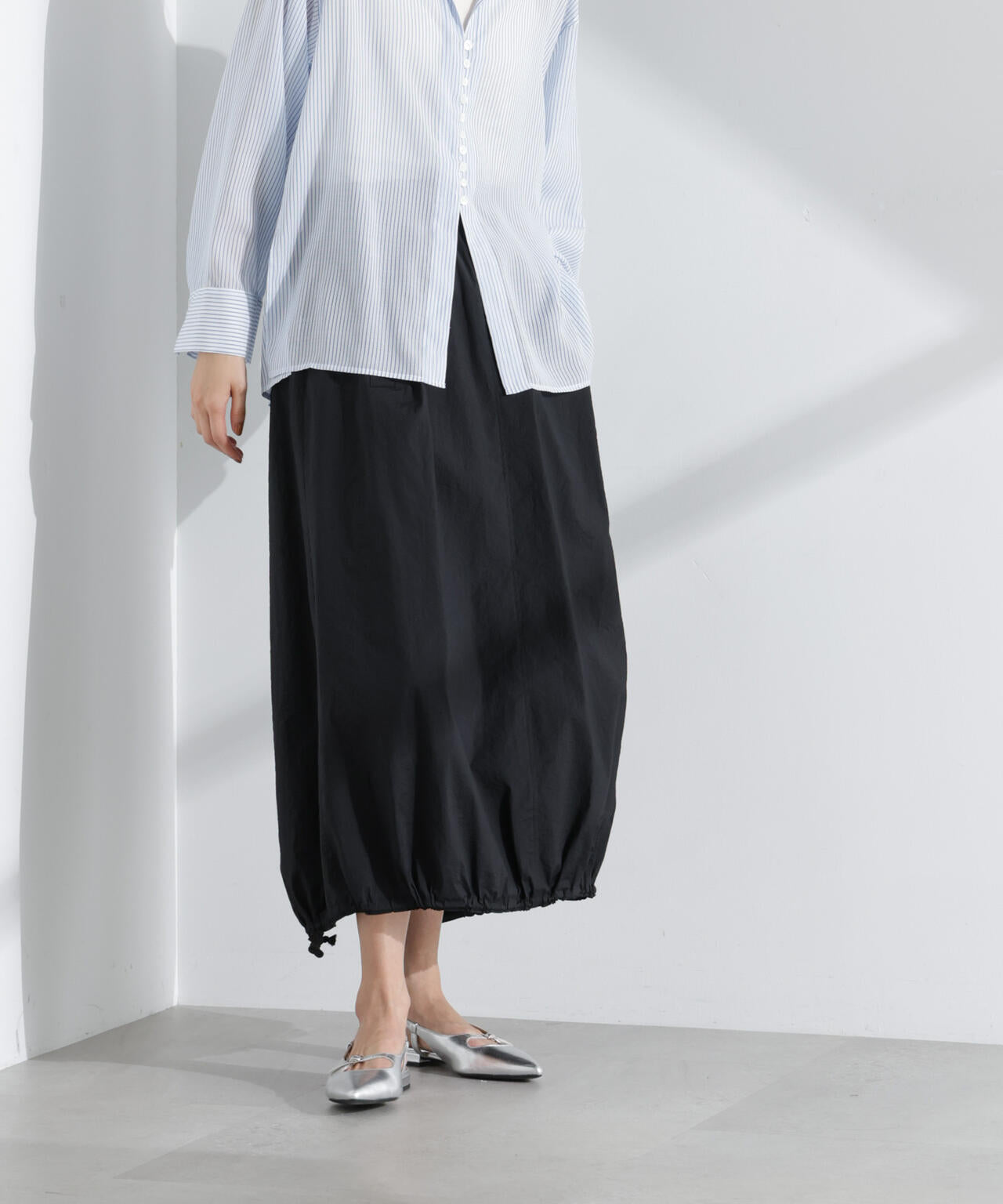 ナイロンワッシャードロストロングスカート 6695130310