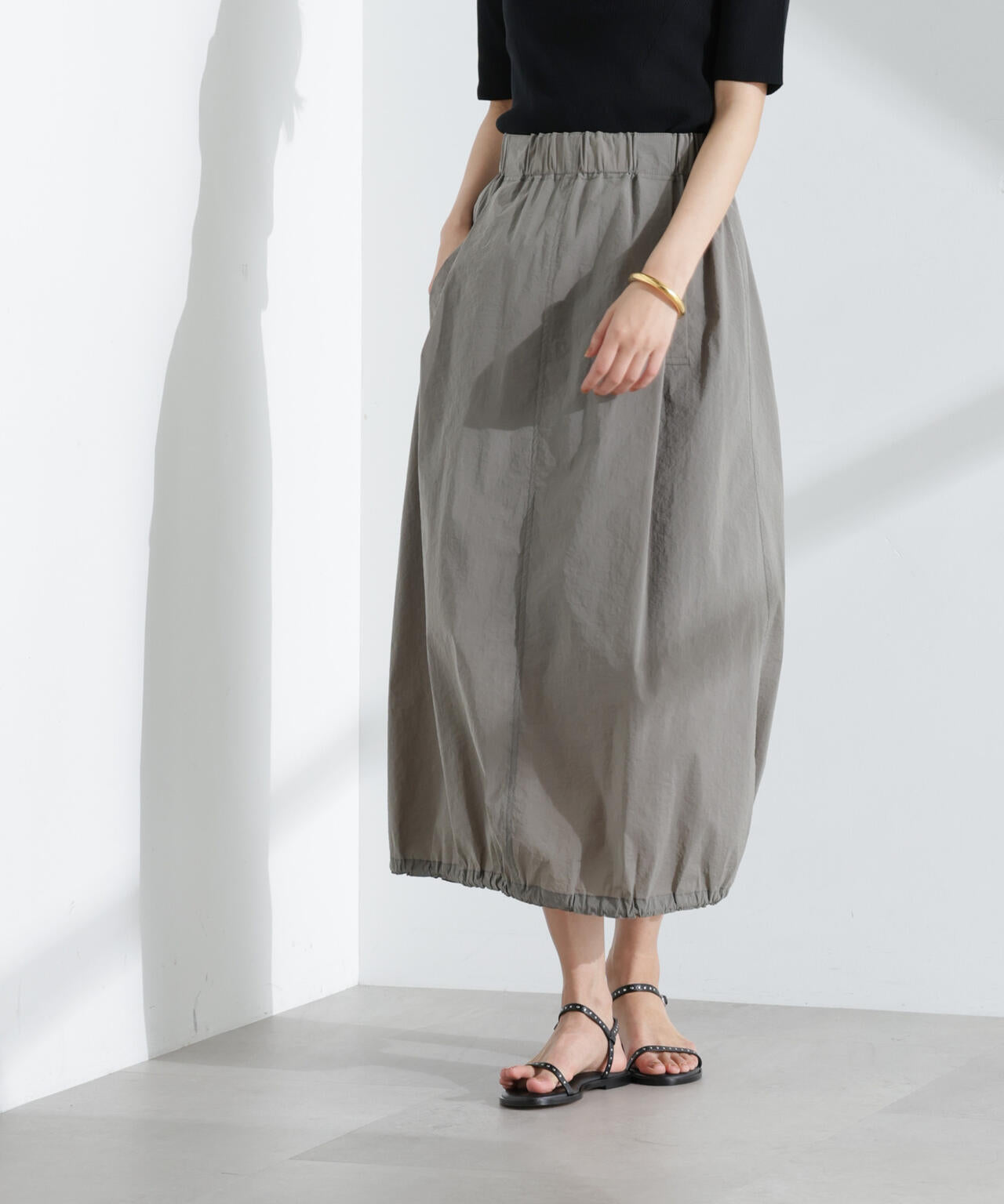 ナイロンワッシャードロストロングスカート 6695130310