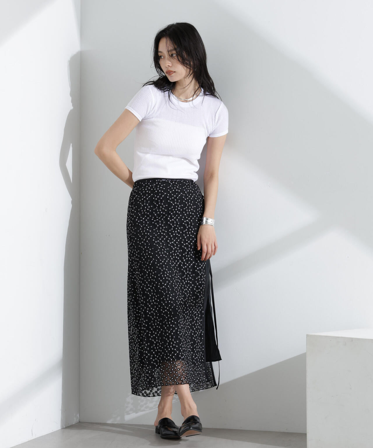 レースラップスカート 6695130313