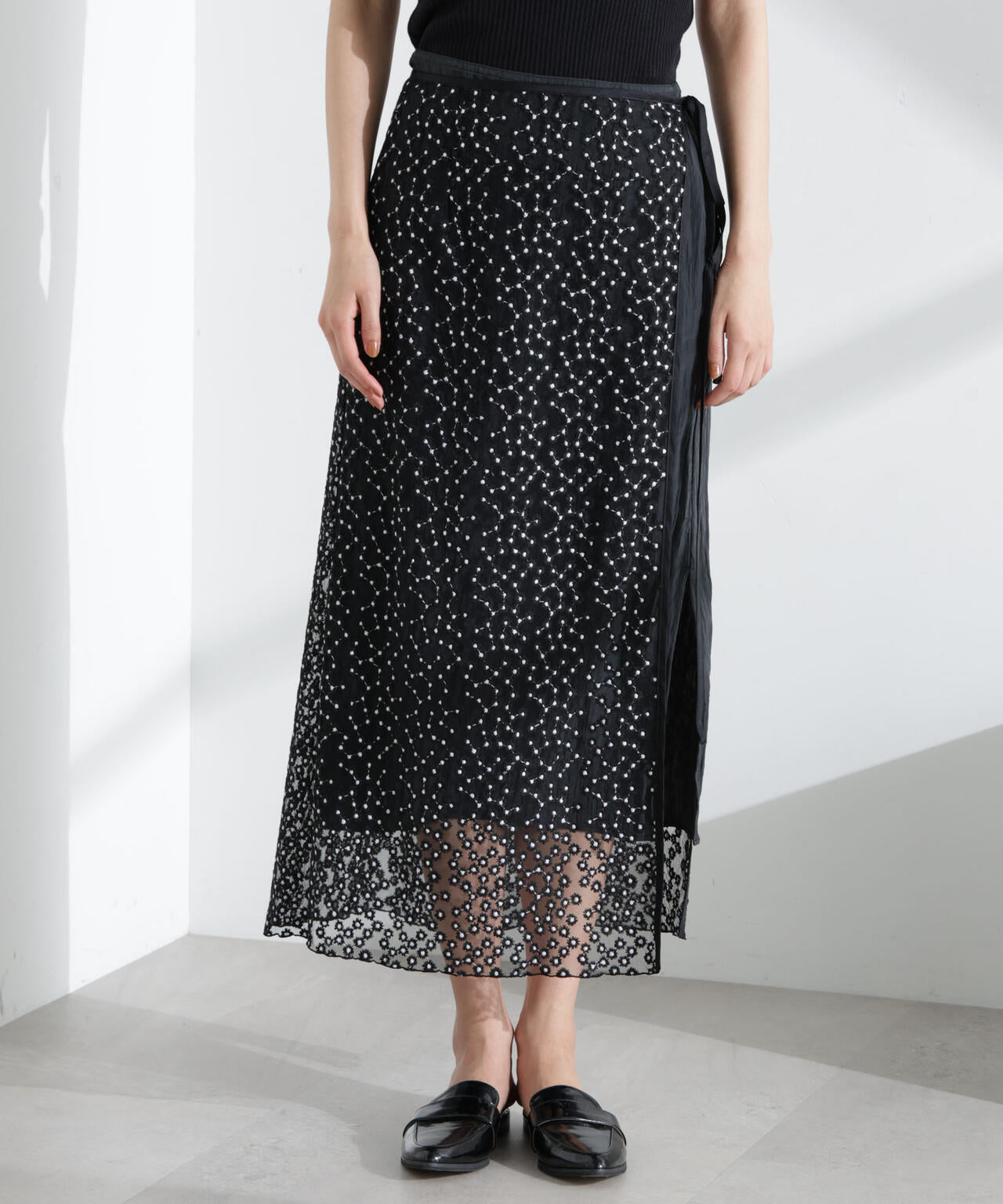 レースラップスカート 6695130313