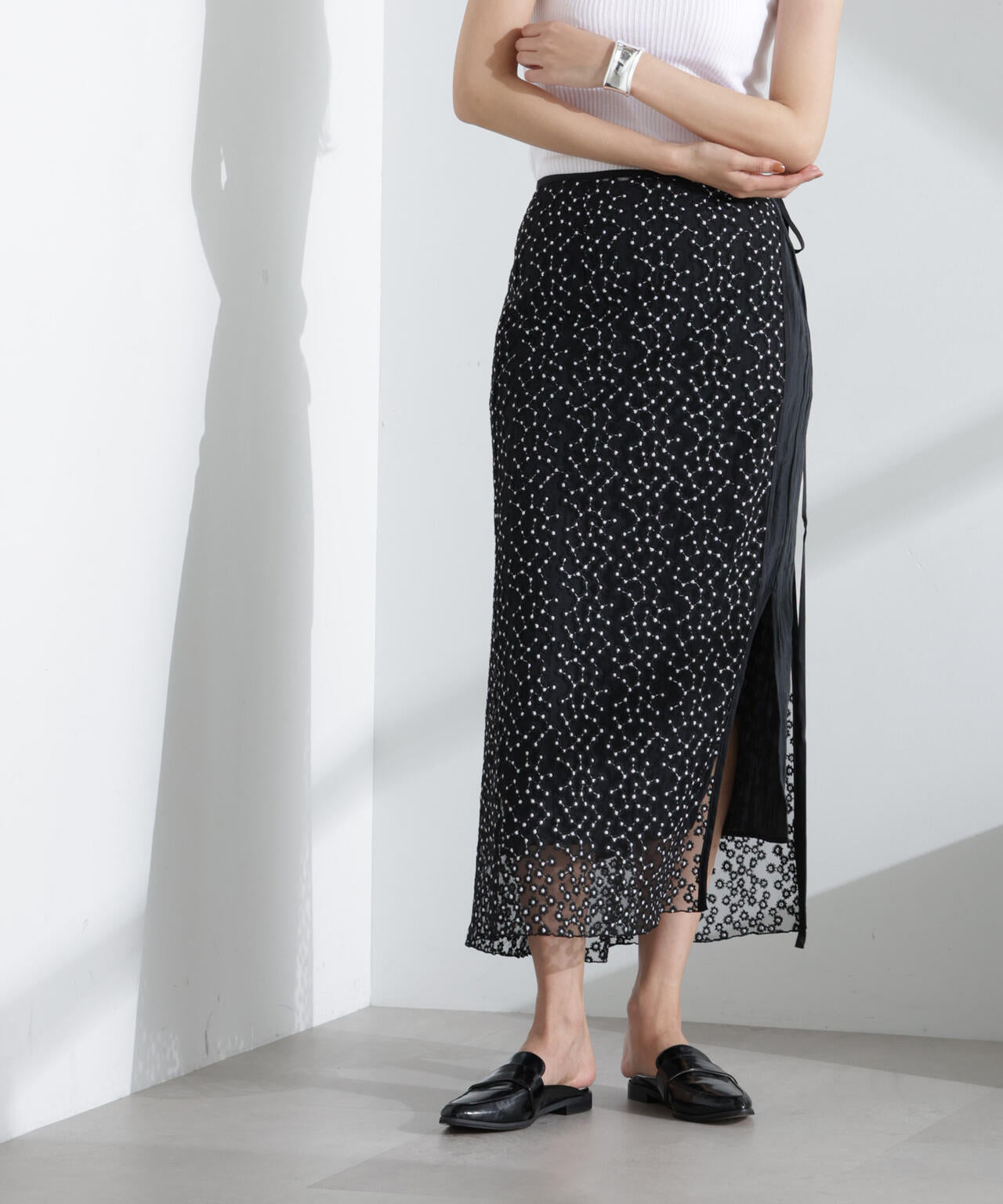 レースラップスカート 6695130313