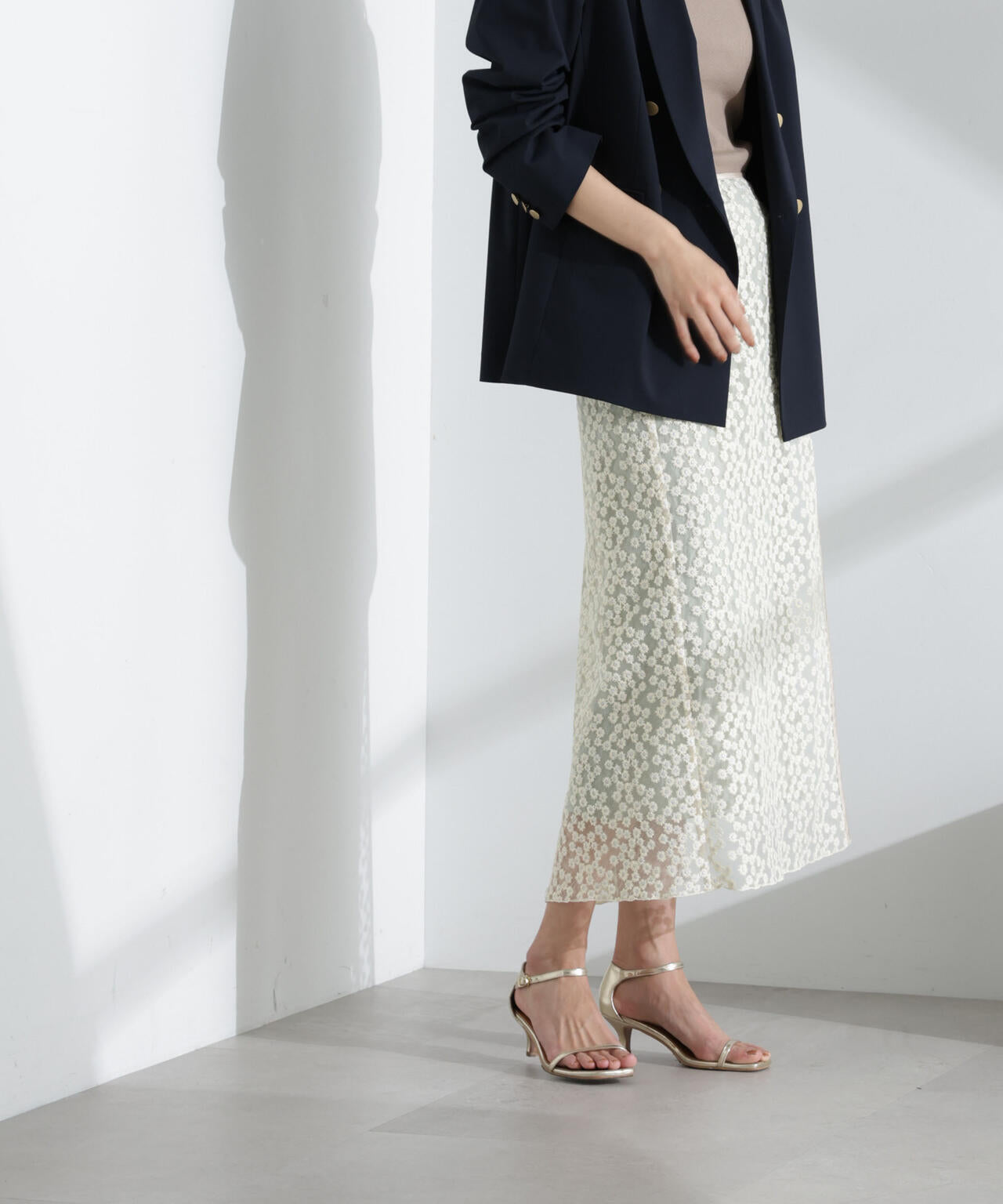 レースラップスカート 6695130313