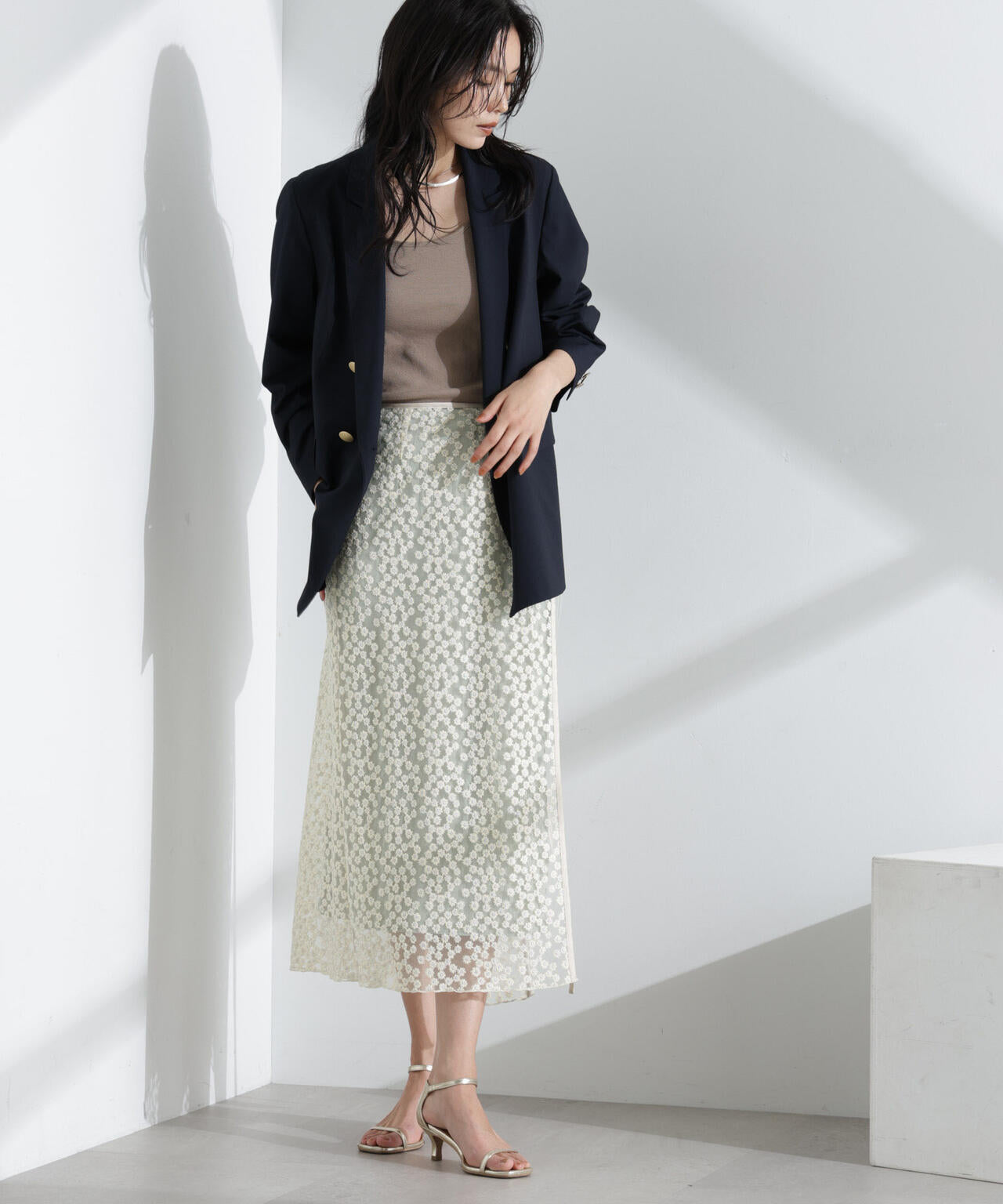 レースラップスカート 6695130313