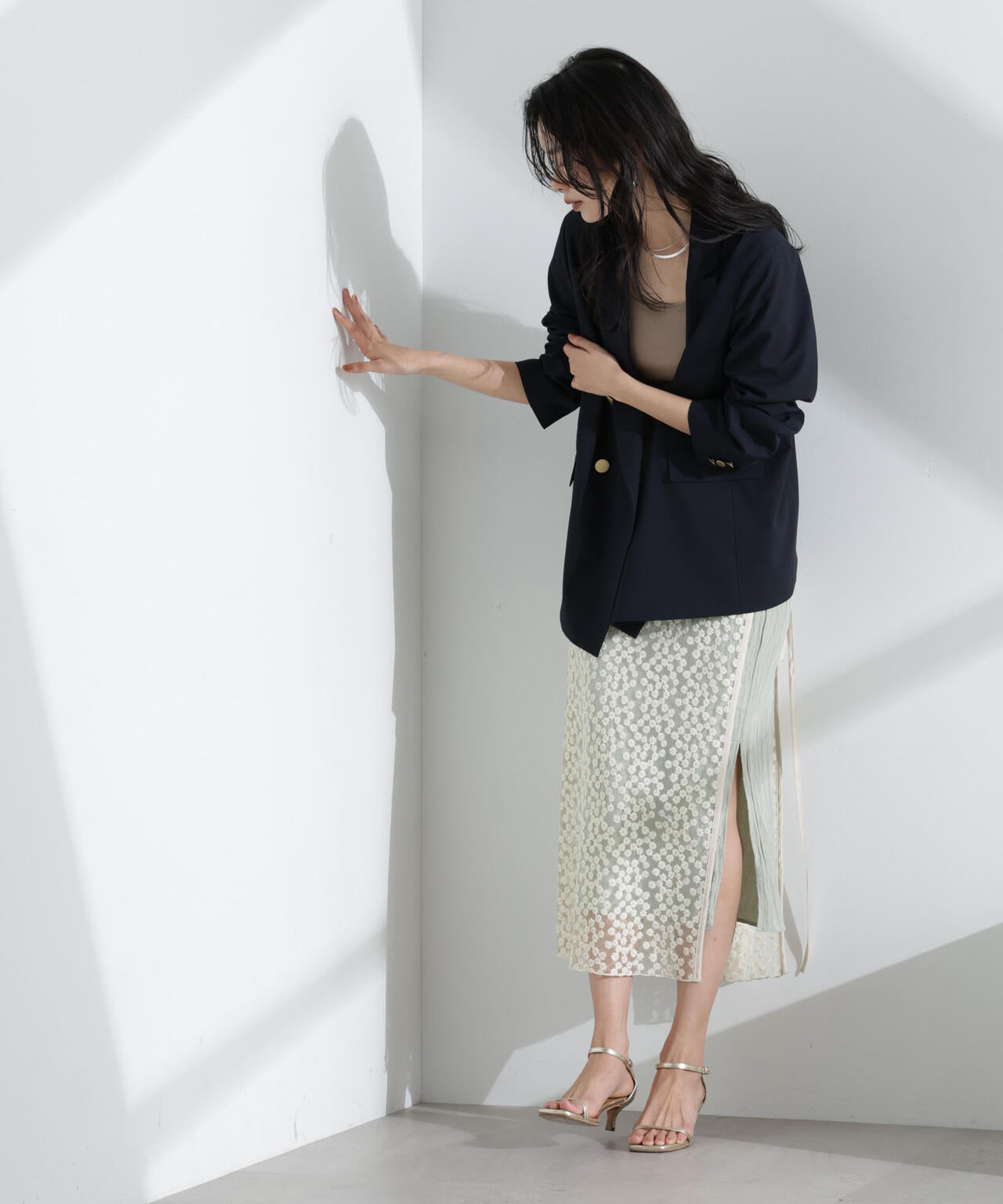 レースラップスカート 6695130313