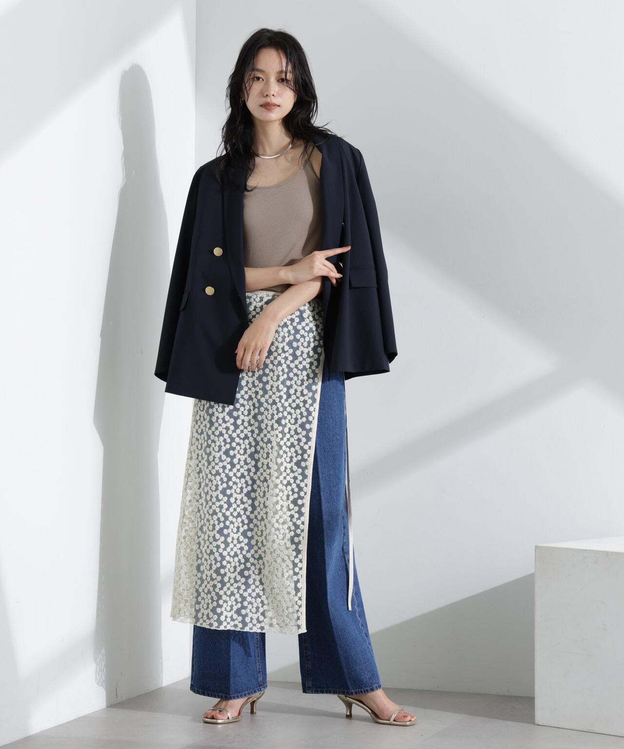 レースラップスカート 6695130313