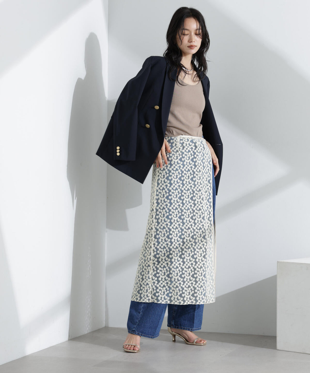 レースラップスカート 6695130313