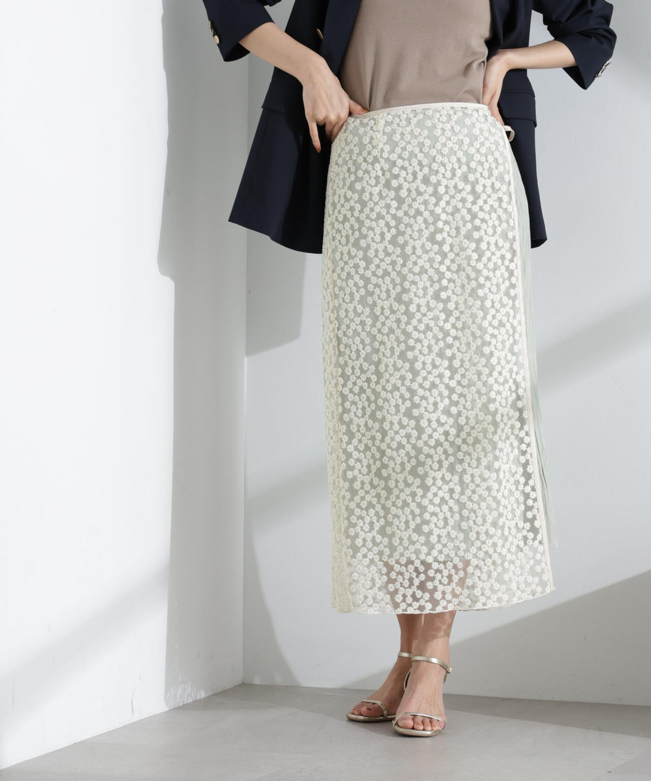 レースラップスカート 6695130313