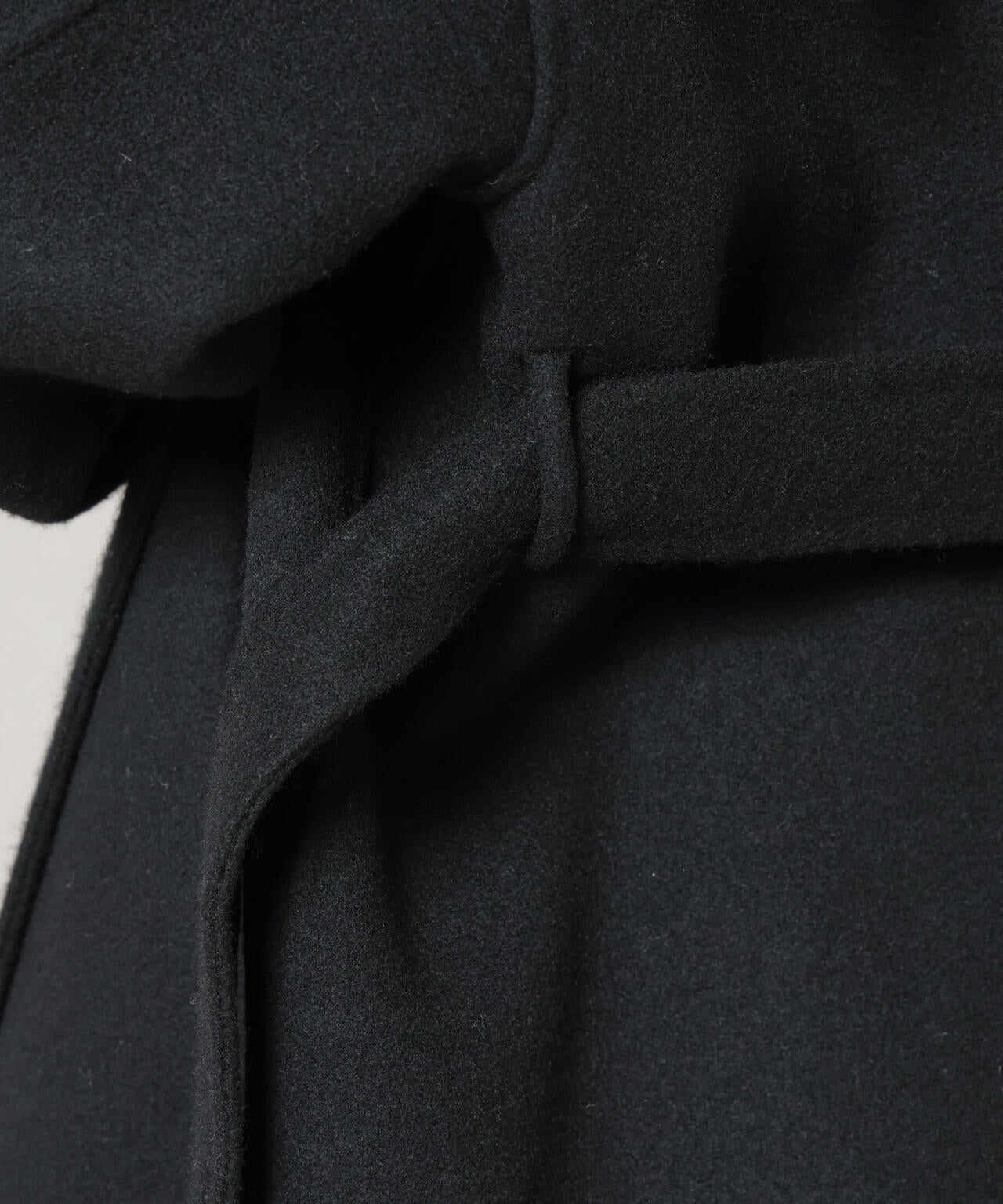 SUPER110blend リバーショールミディコート 6695211302