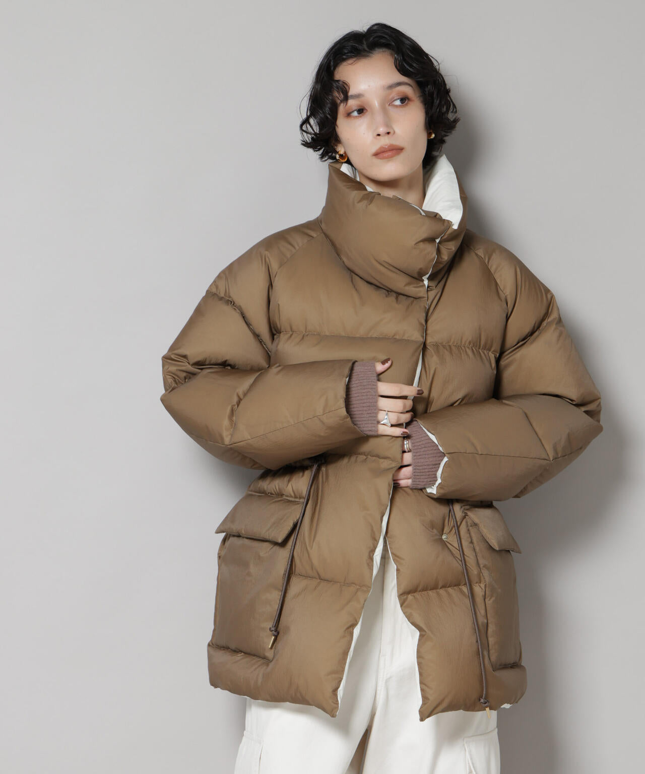 「西川ダウン(R)」バイカラーボリュームダウン 6695214304