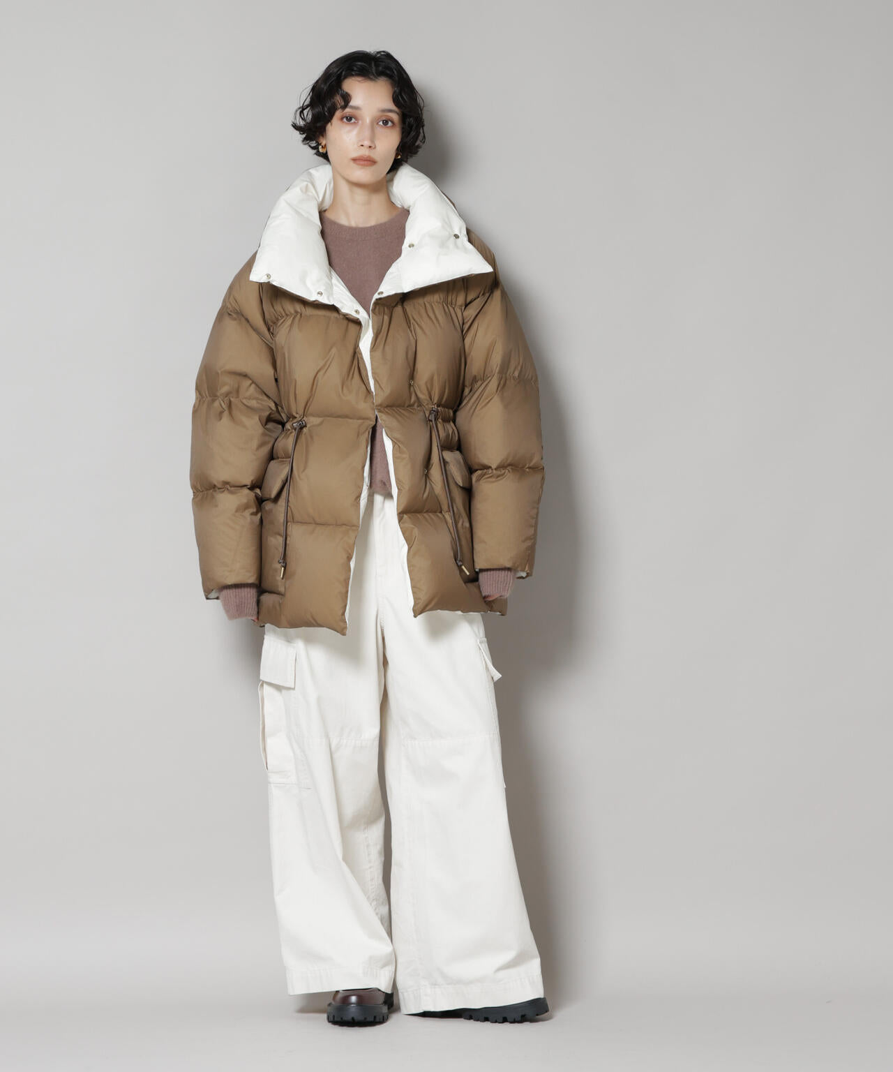 「西川ダウン(R)」バイカラーボリュームダウン 6695214304