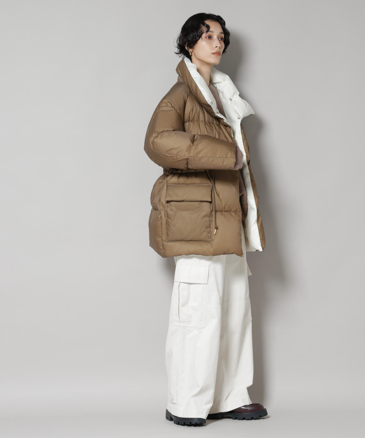 「西川ダウン(R)」バイカラーボリュームダウン 6695214304