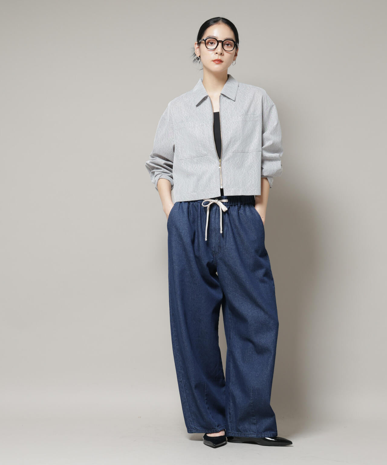 レースボンディングシャツブルゾン 6695216306