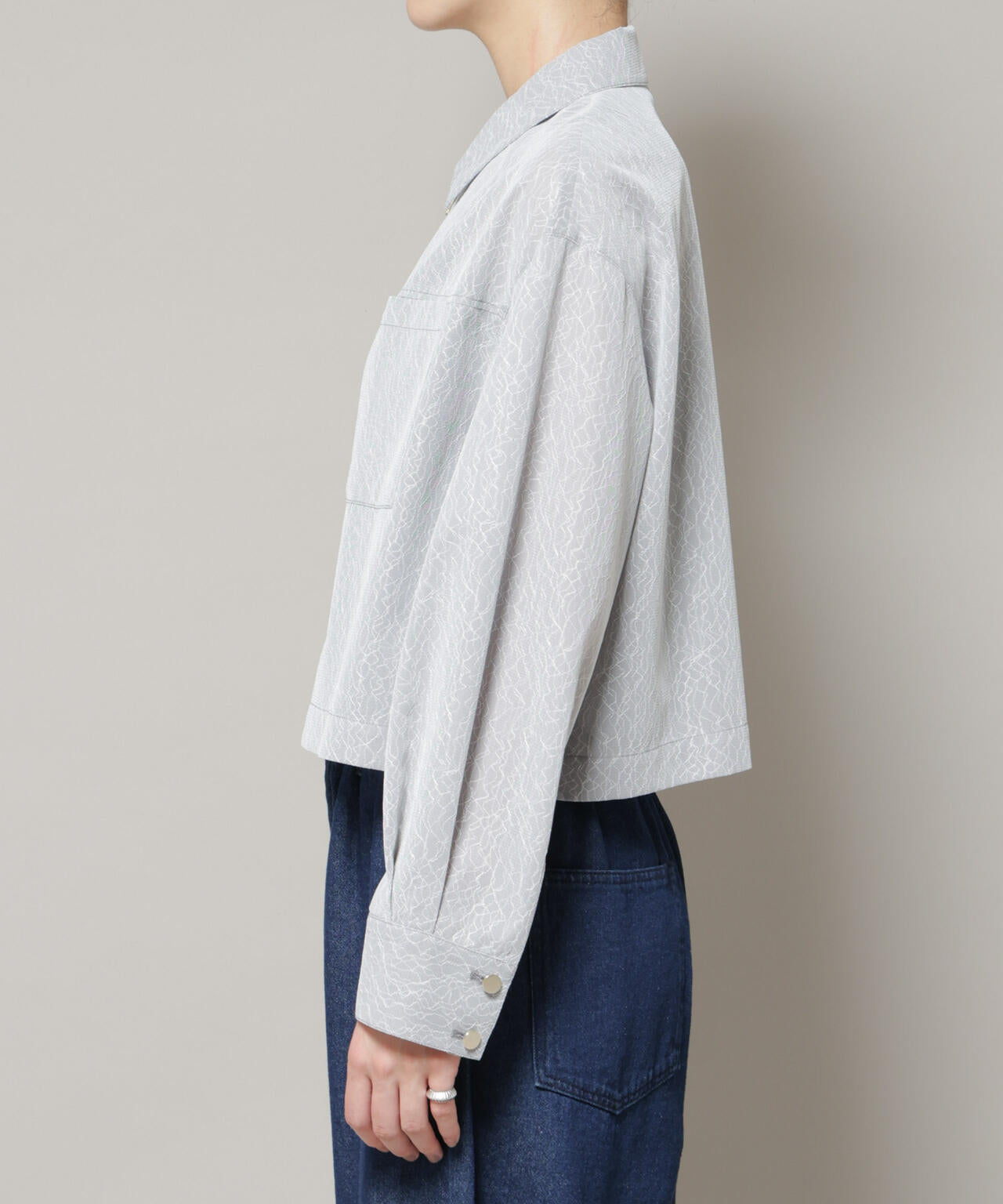 レースボンディングシャツブルゾン 6695216306