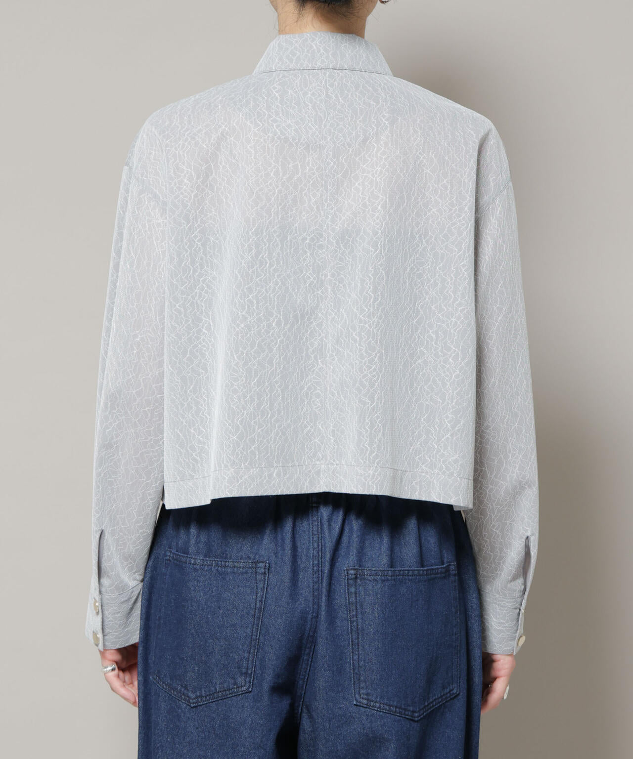 レースボンディングシャツブルゾン 6695216306