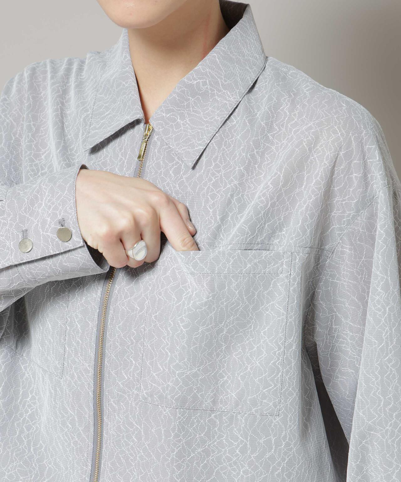 レースボンディングシャツブルゾン 6695216306