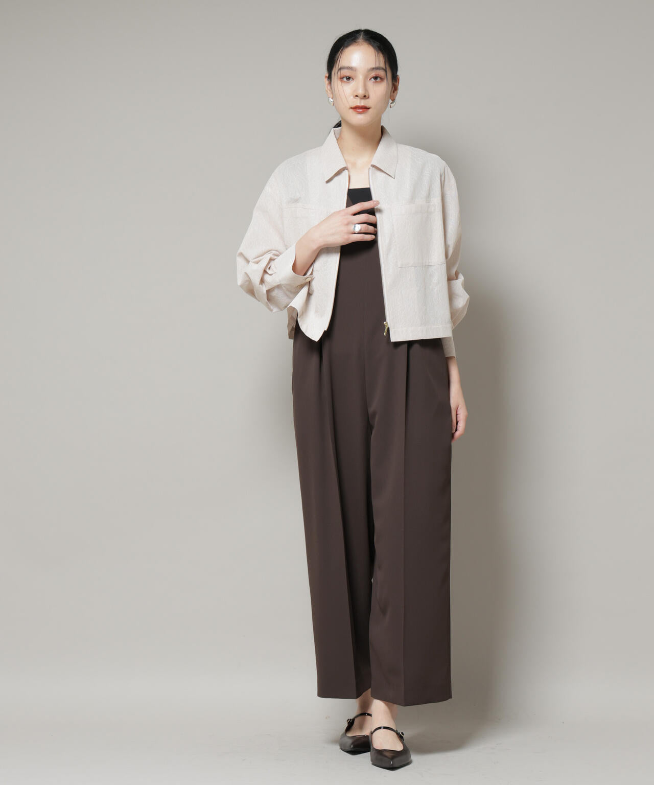 レースボンディングシャツブルゾン 6695216306