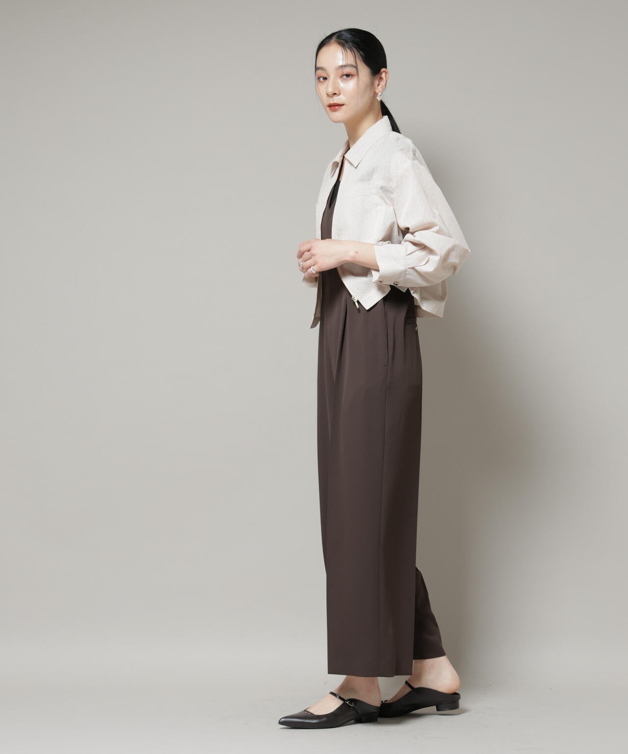 レースボンディングシャツブルゾン 6695216306