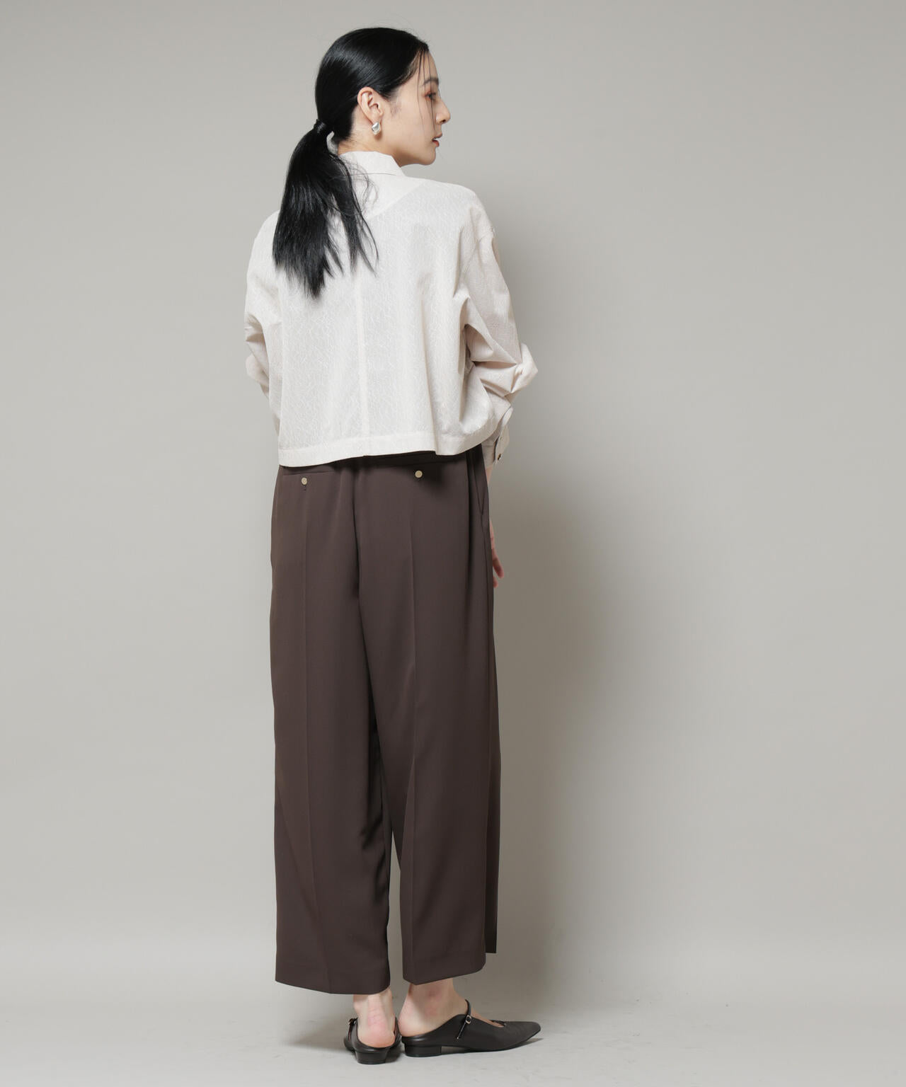 レースボンディングシャツブルゾン 6695216306