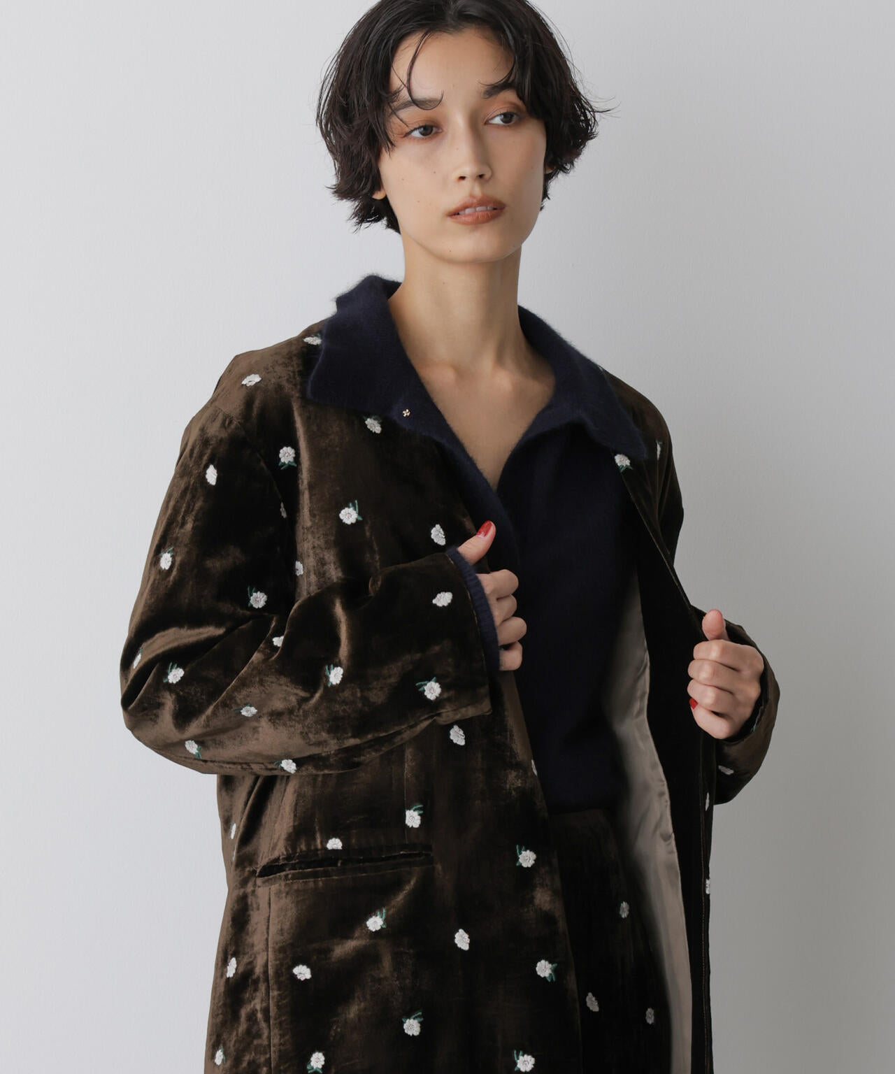 「STEVELOUR」ベロアブルームジャケット(セットアップ可) 6695216310