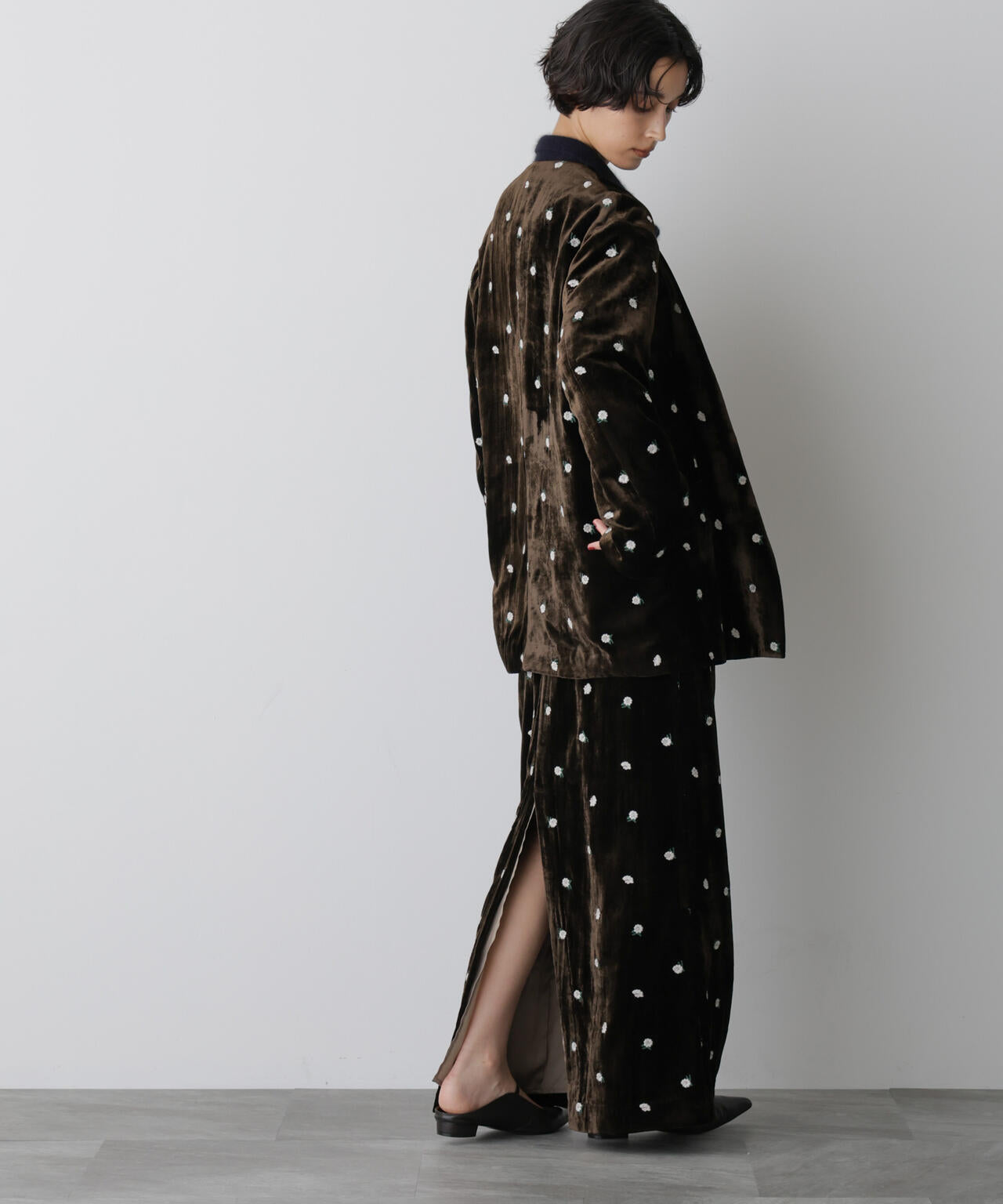 「STEVELOUR」ベロアブルームジャケット(セットアップ可) 6695216310