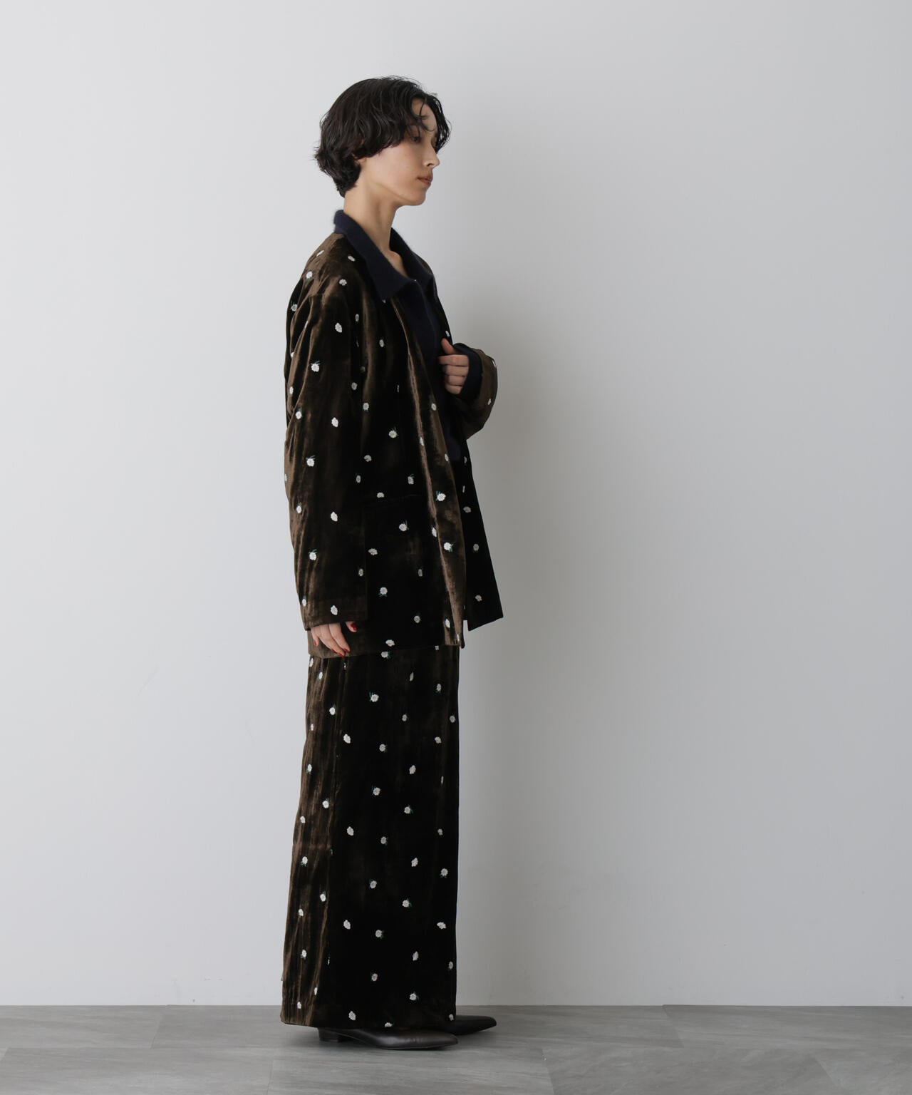 「STEVELOUR」ベロアブルームジャケット(セットアップ可) 6695216310