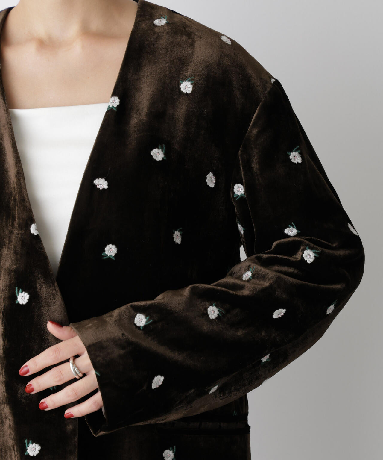 「STEVELOUR」ベロアブルームジャケット(セットアップ可) 6695216310